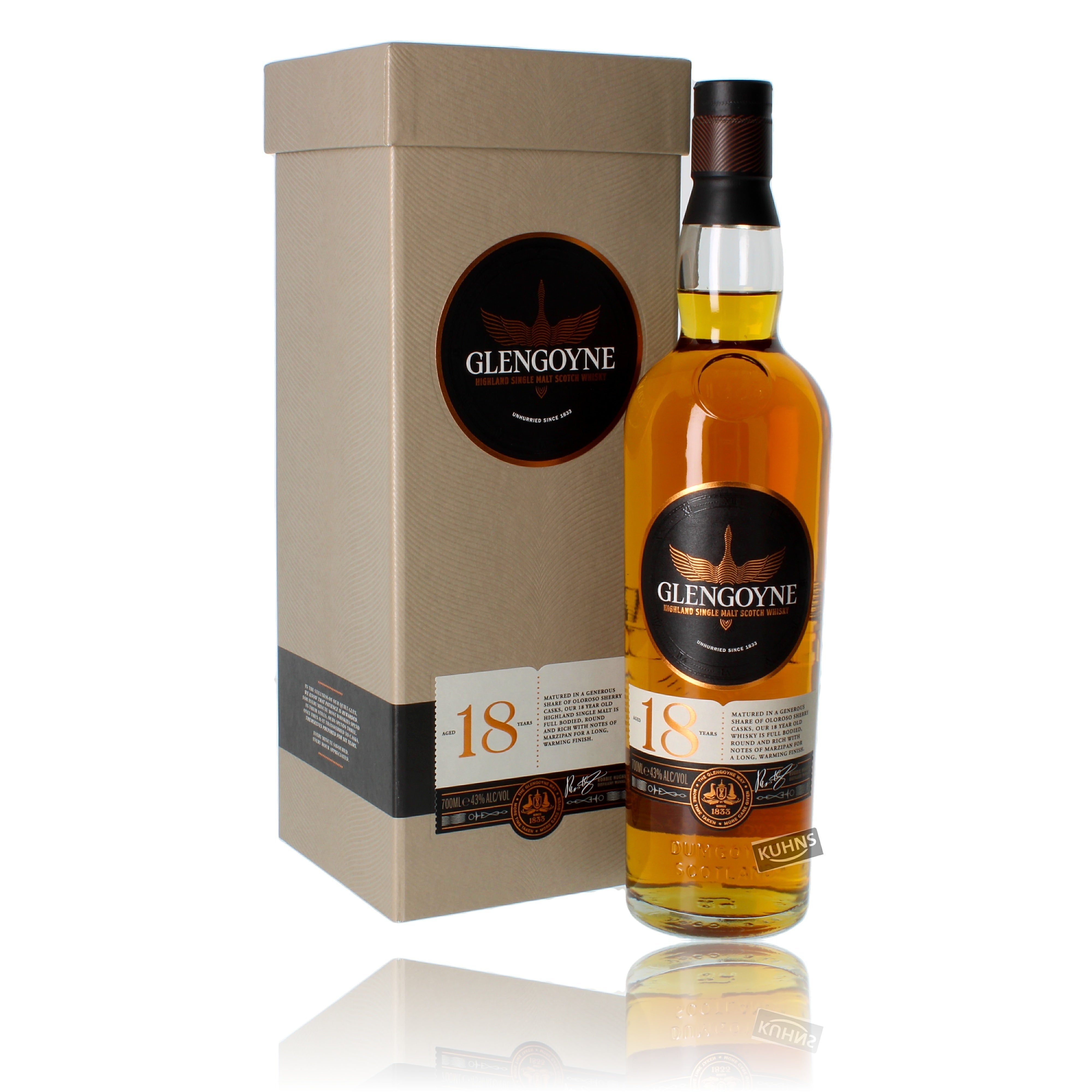 Glengoyne 18 Jahre 0,7l, alc. 43 Vol.-%
