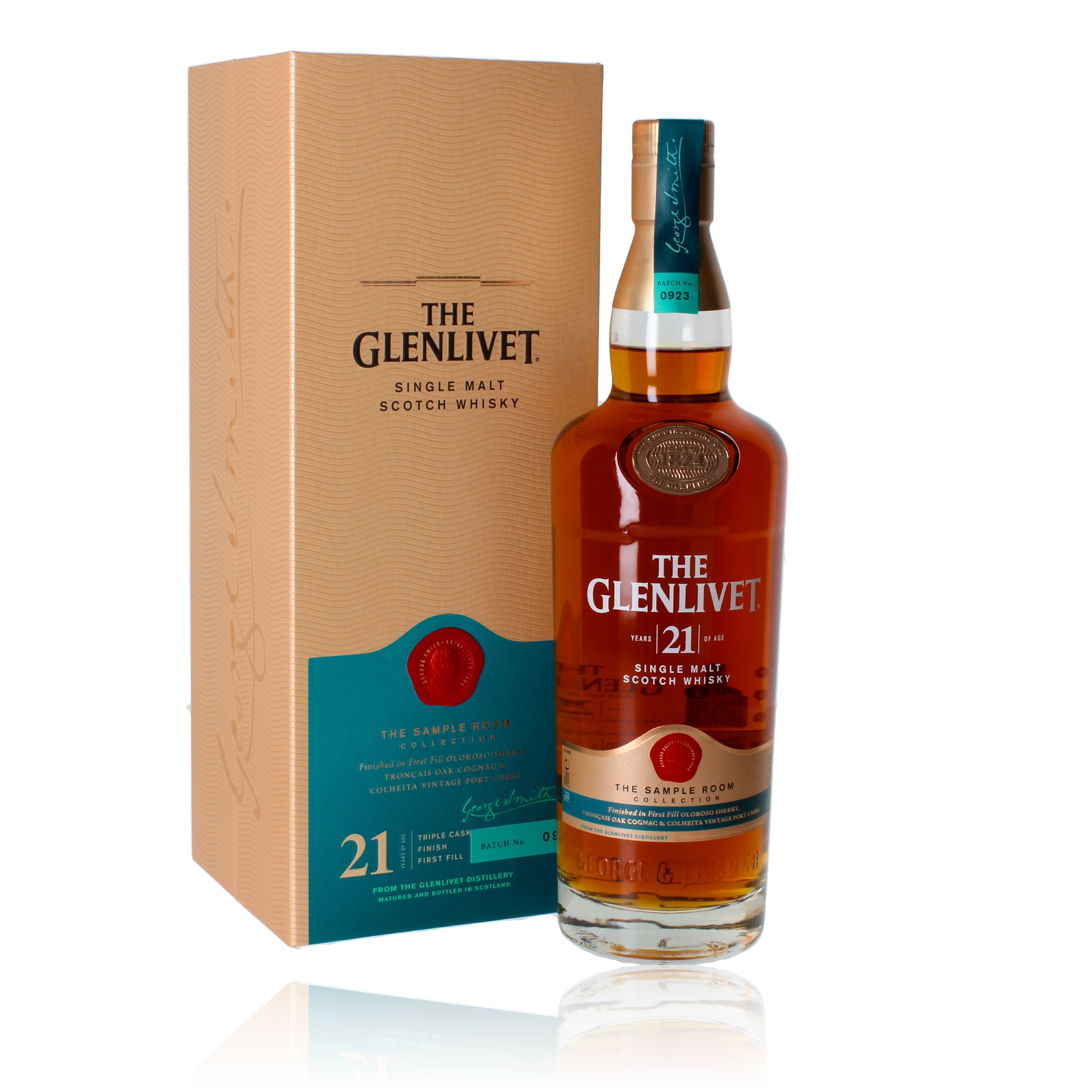 Glenlivet 21 Jahre 0,7l, alk. 43 tilavuus-%