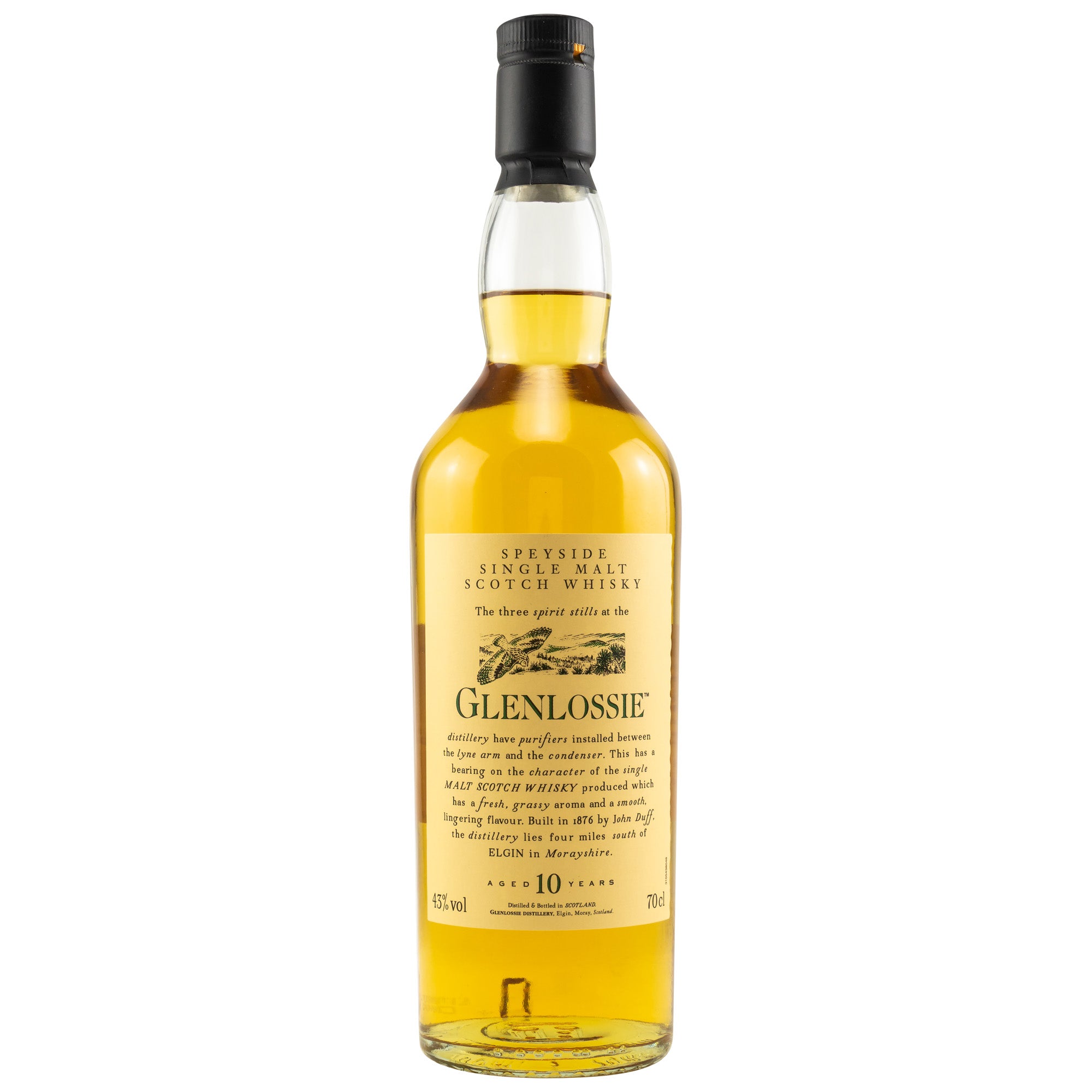 Glenlossie 10 Jahre Flora & Fauna 0,7l, alk. 43 tilavuus-%