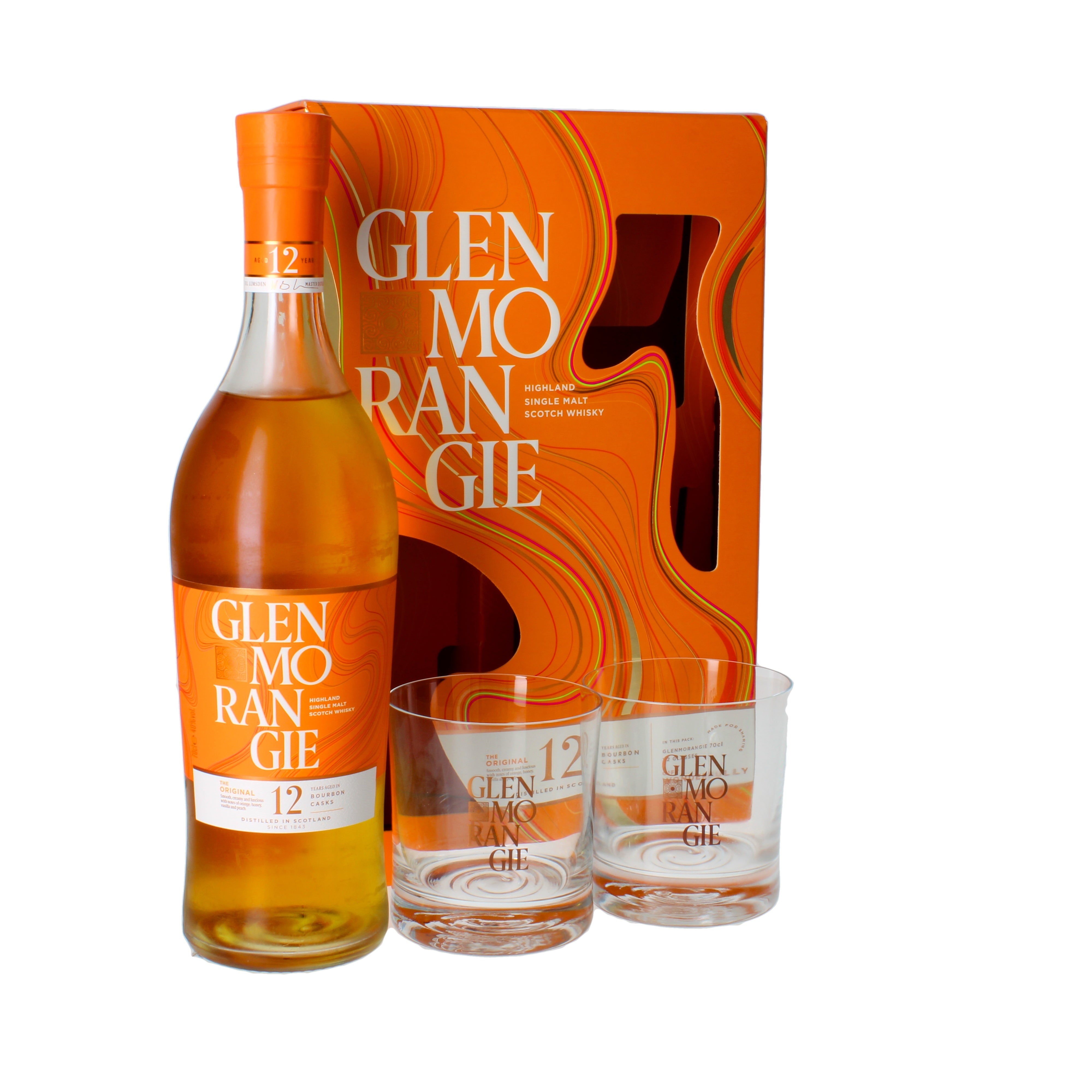 Glenmorangie 12 Jahre Original Geschenkset 0,7l, alc. 40 Vol.-%