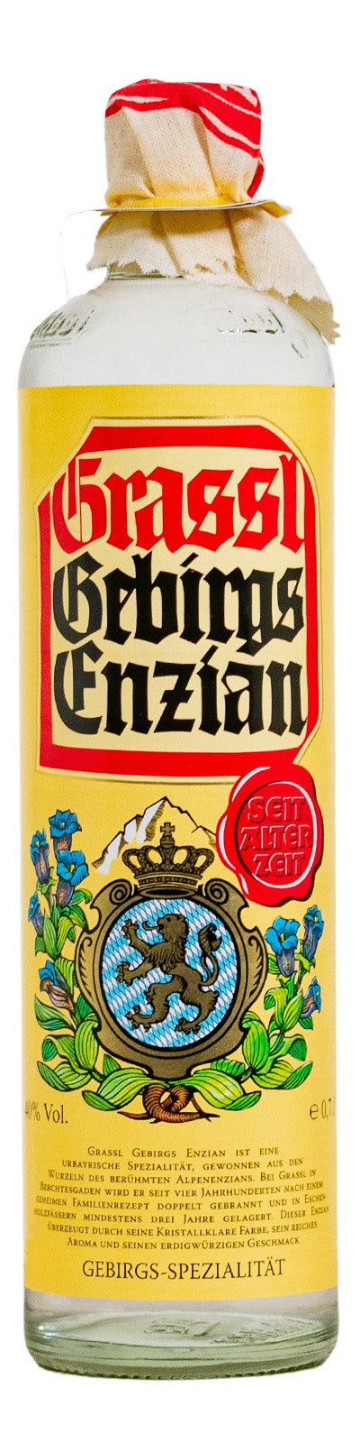 Grassl Gebirgs Enzian 0,7l, alc. 40 Vol.-%