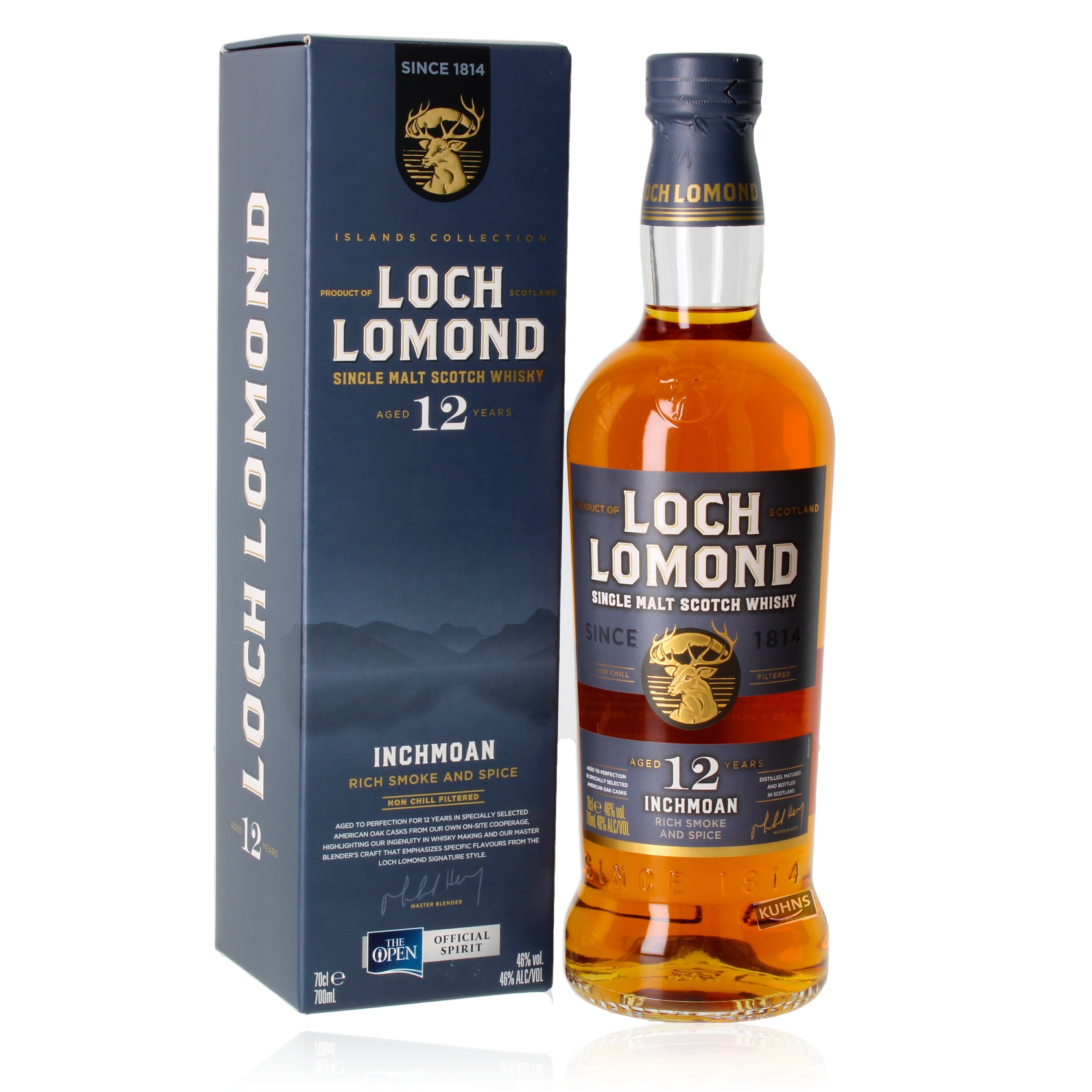Inchmoan 12 Jahre Single Malt Scotch Whisky 0,7l, alk. 46 tilavuus-%