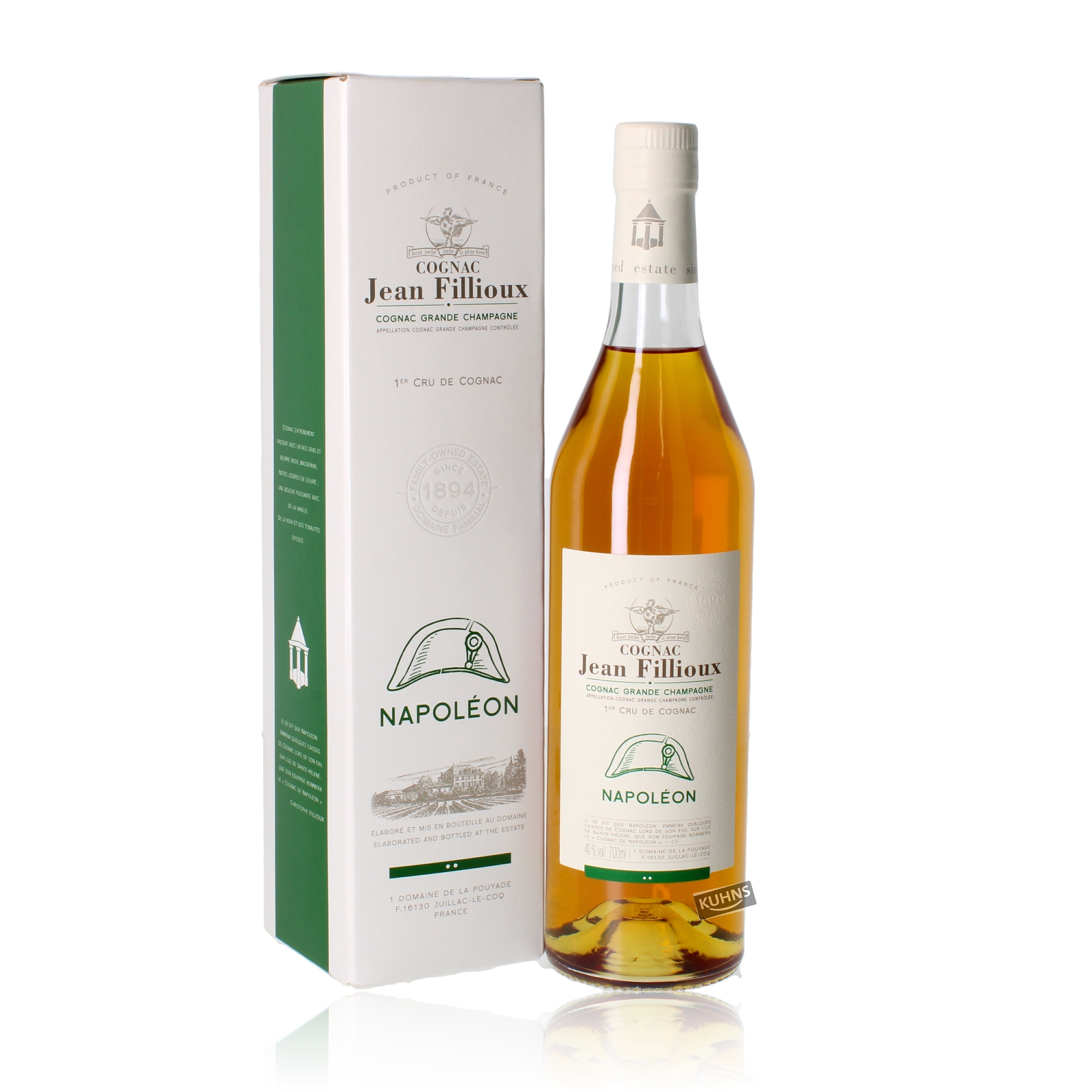 Jean Fillioux Napoléon Cognac 0.7l, alc. 40% by volume