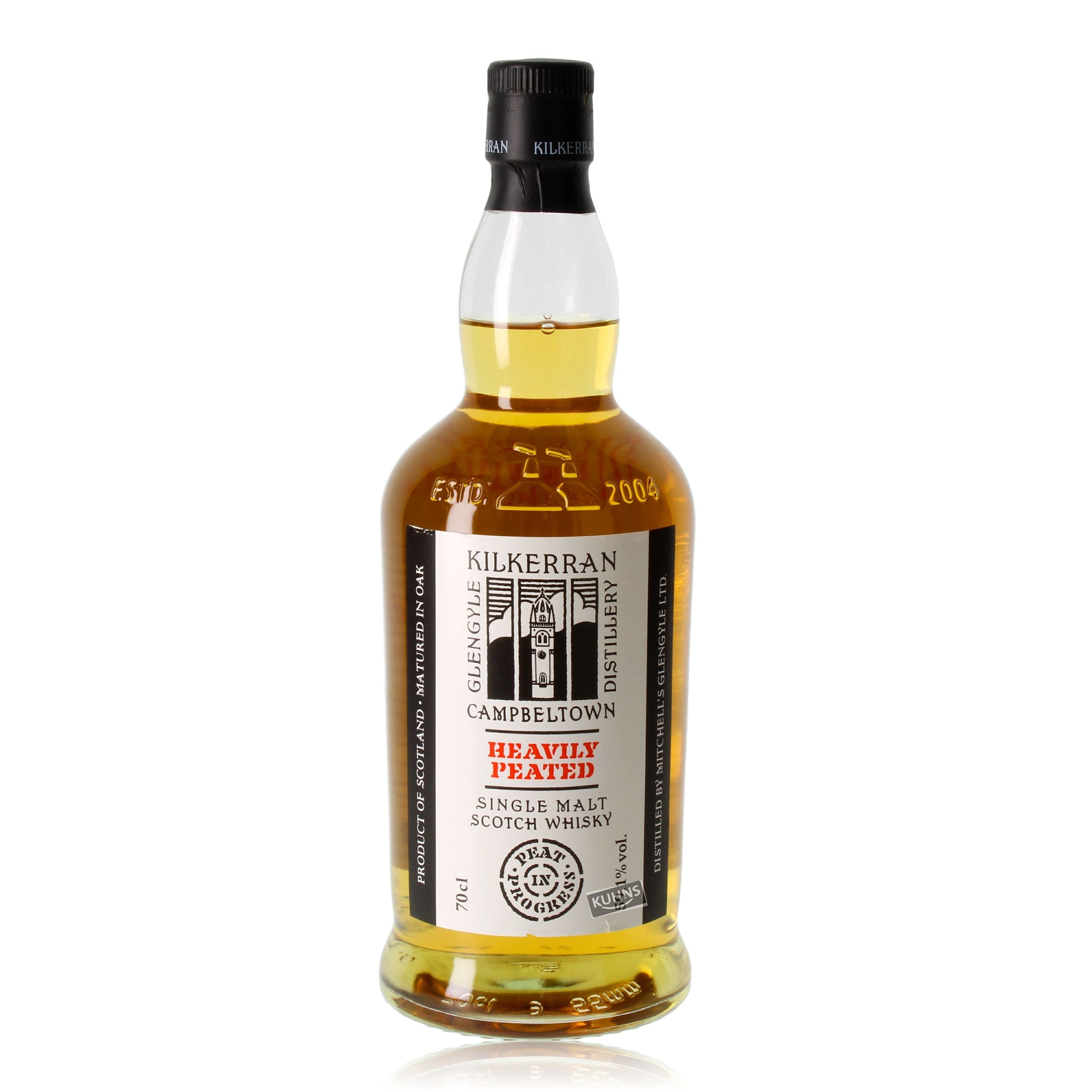 Kilkerran Heavyly Peated Batch 7 0,7l, alk. 59,1 tilavuus-%