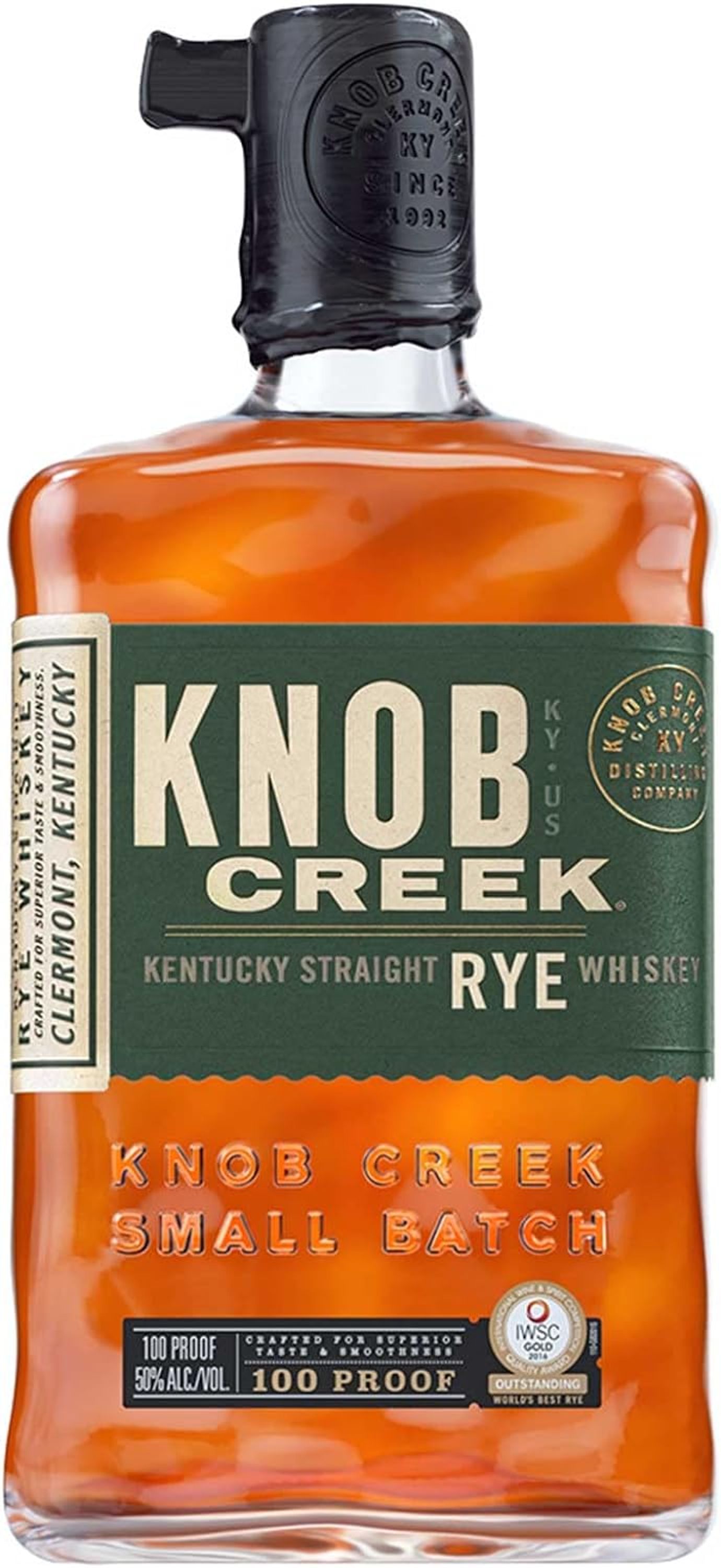 Knob Creek Straight Rye Whiskey, 0,7l, alc. 50 Vol.-%