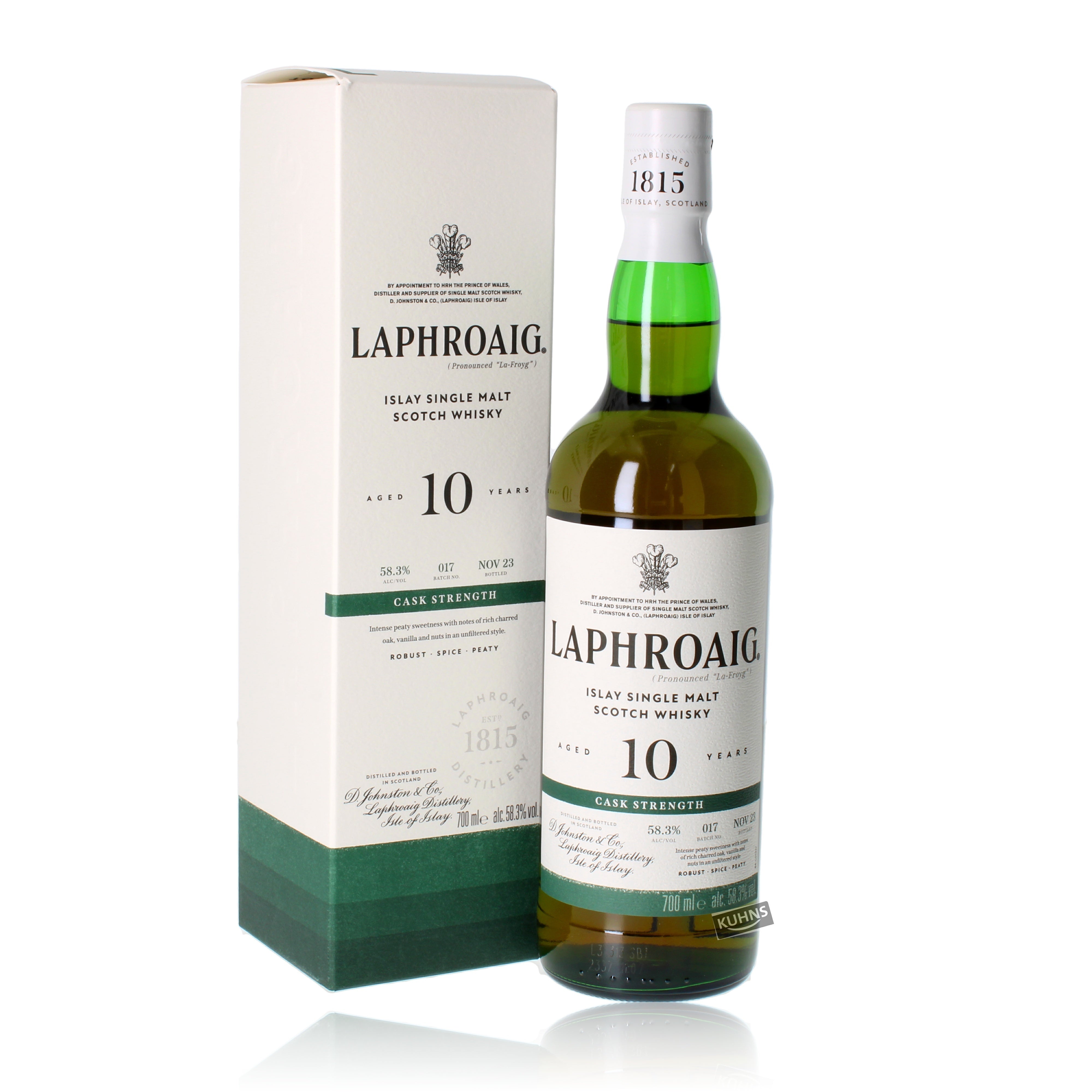 Laphroaig 10 Years Cask Strength Batch 17 0.7l alc. 58.3% vol.