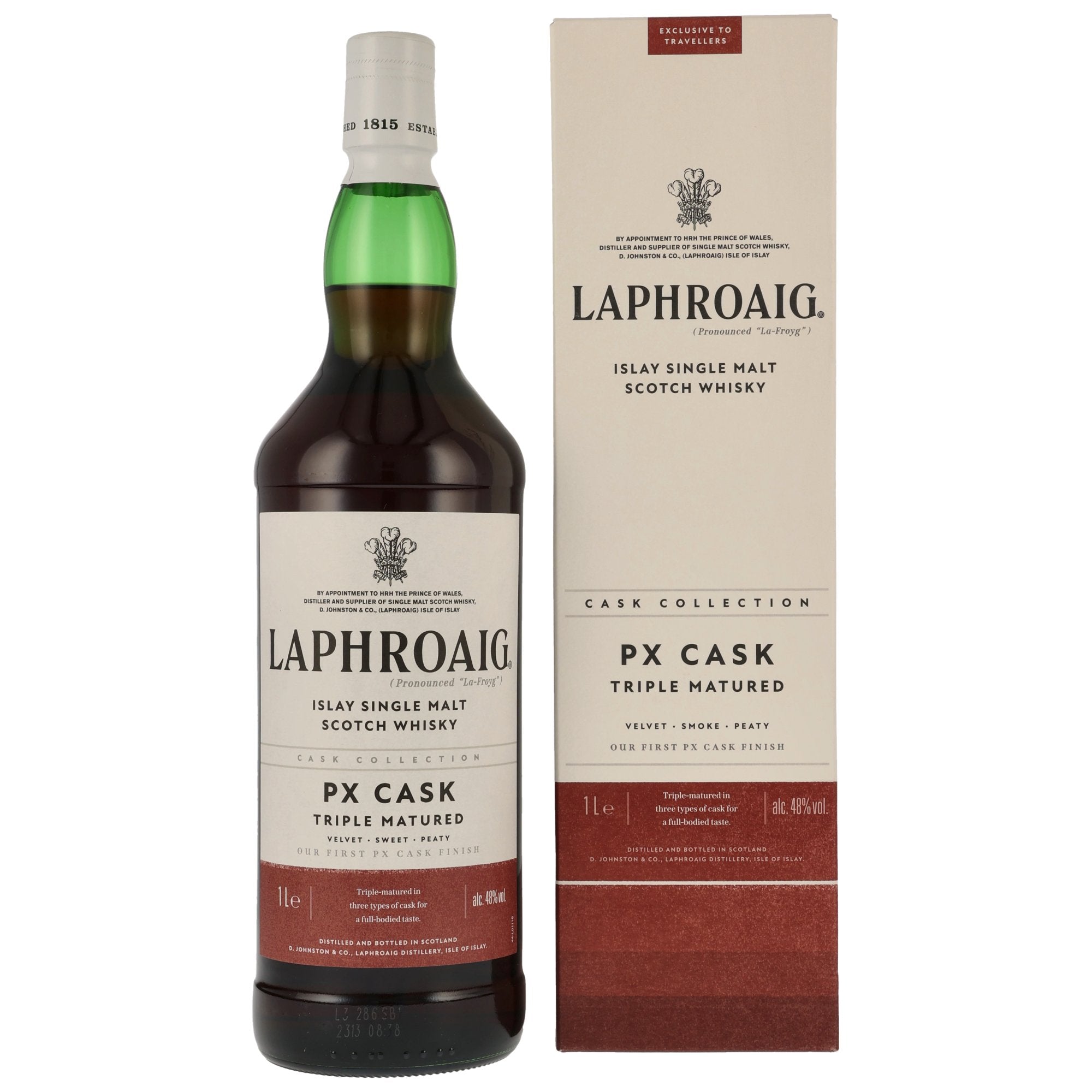 Laphroaig PX Cask 1,0l, alk. 48 tilavuus-%