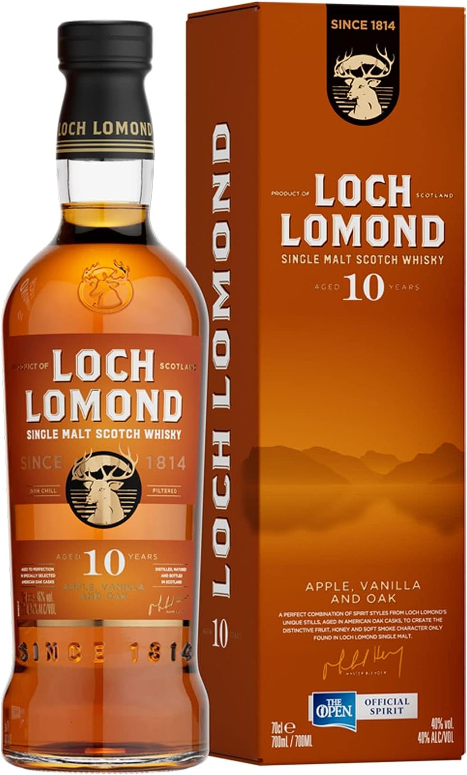Loch Lomond 10 Jahre Single Malt 0,7l alk. 40 tilavuus-%