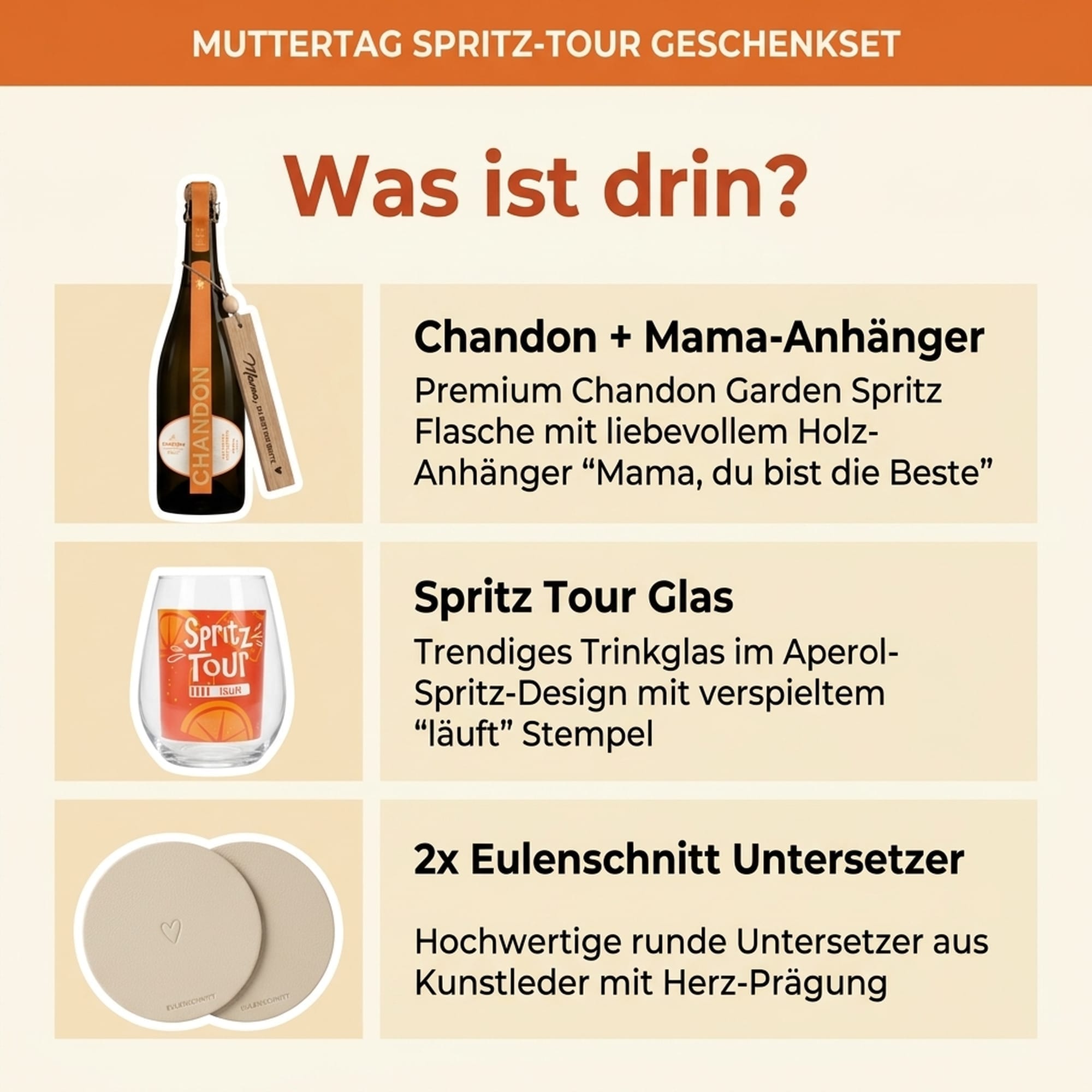 Spritz-Tour Geschenkset — Muttertag 0,75l, alc.11,5 Vol.-%