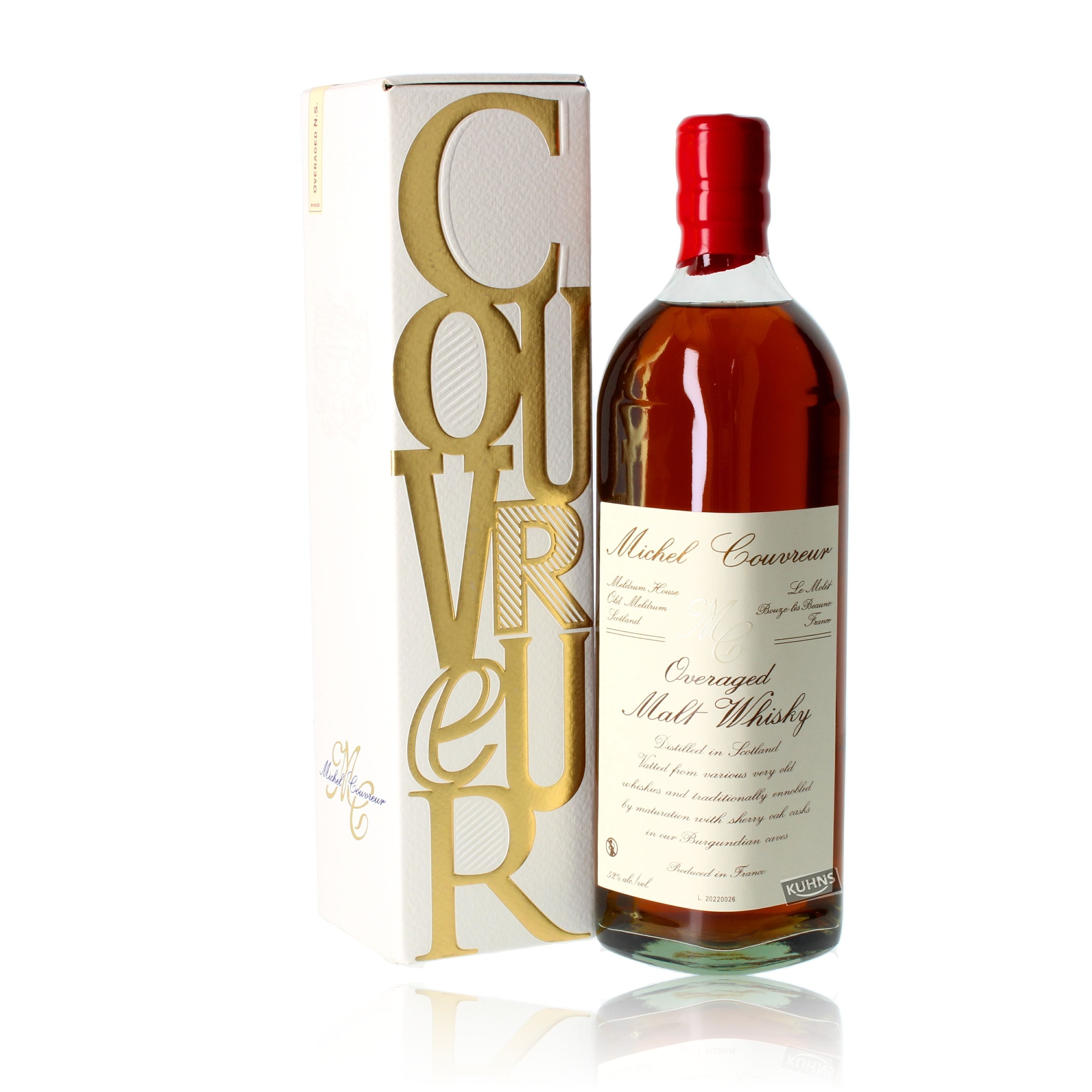 Michel Couvreur Overaged Natural Strength Malt Whisky, 0,7l, alk. 52 tilavuus-%