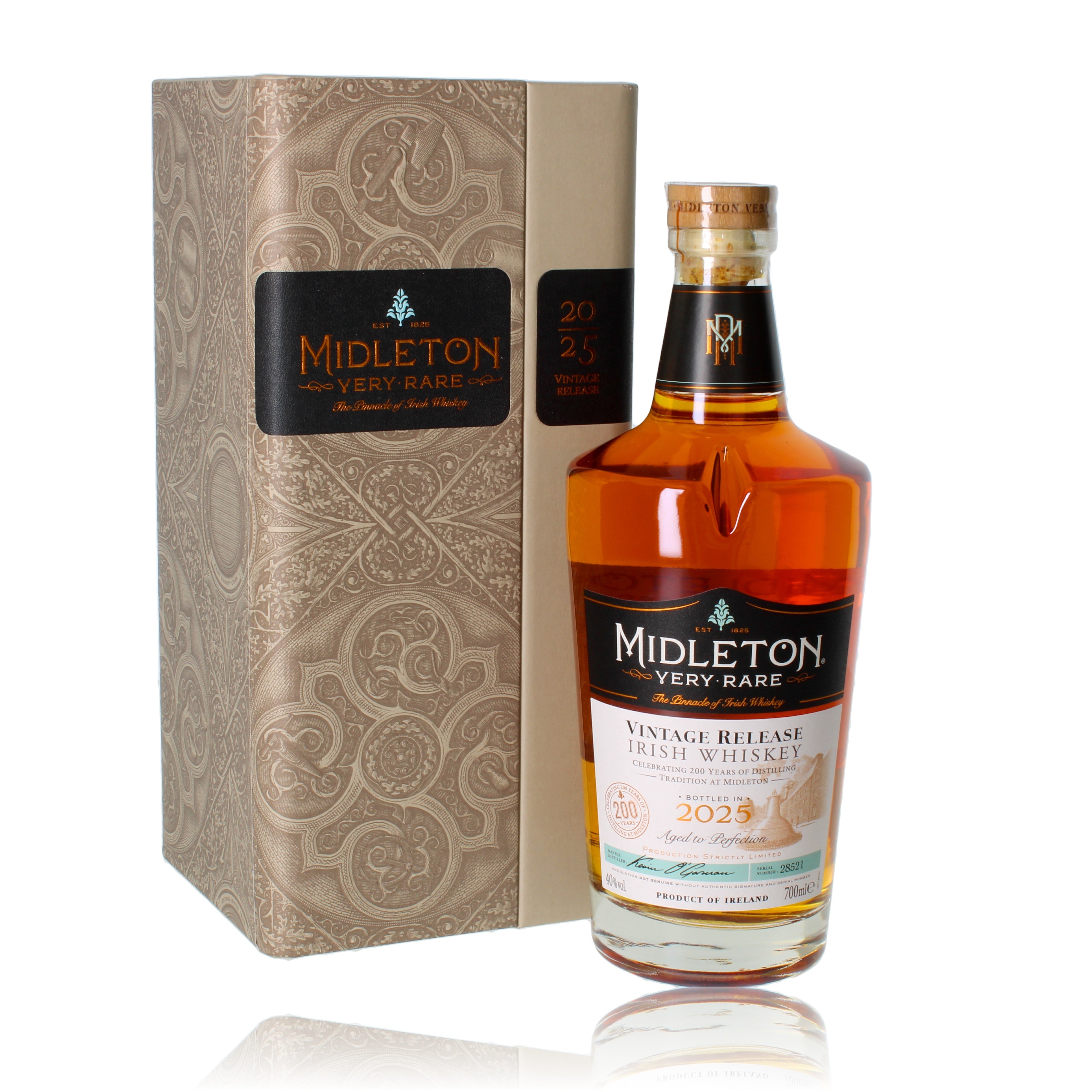 Whisky irlandés Midleton Very Rare 2025, 0,7 l, 40 % de alcohol por volumen