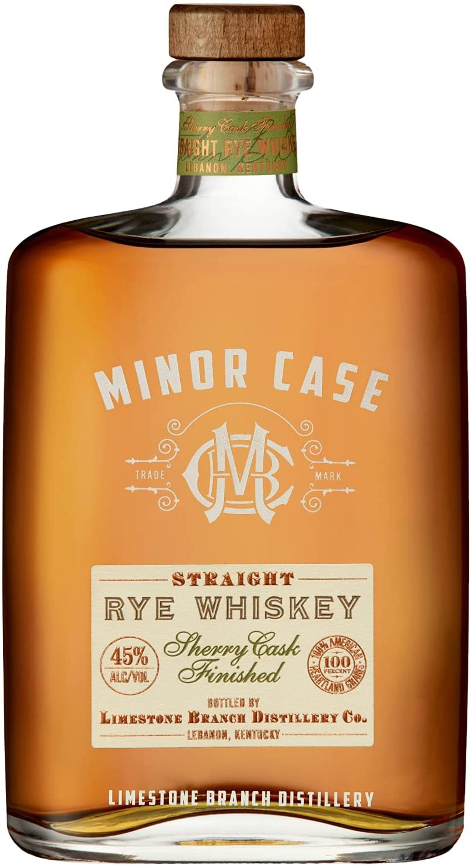 Minor Case Straight Rye Whiskey, 0,7l, alc. 45 Vol.-%
