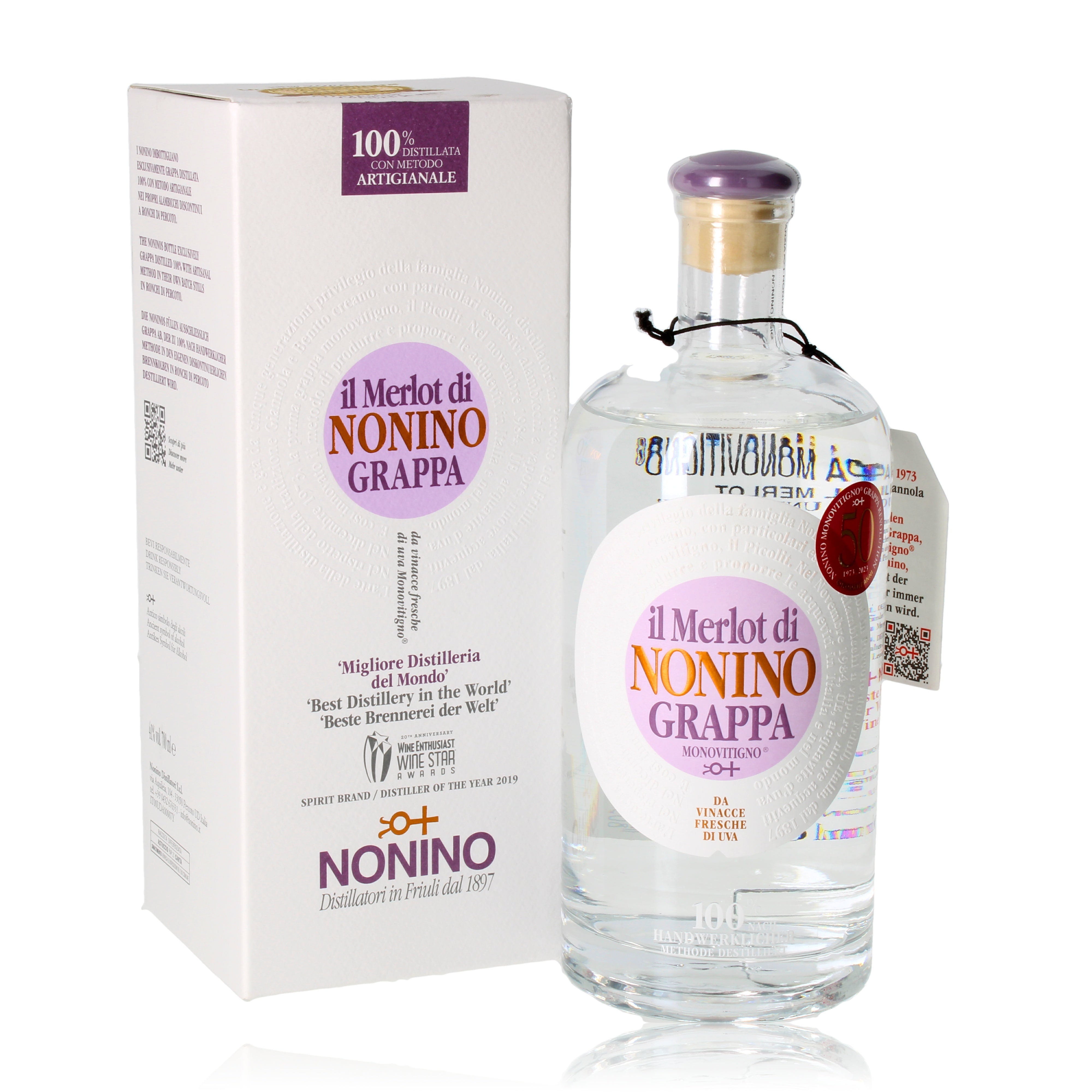 Nonino Grappa il Merlot 0,7l, alc. 41 Vol.-%