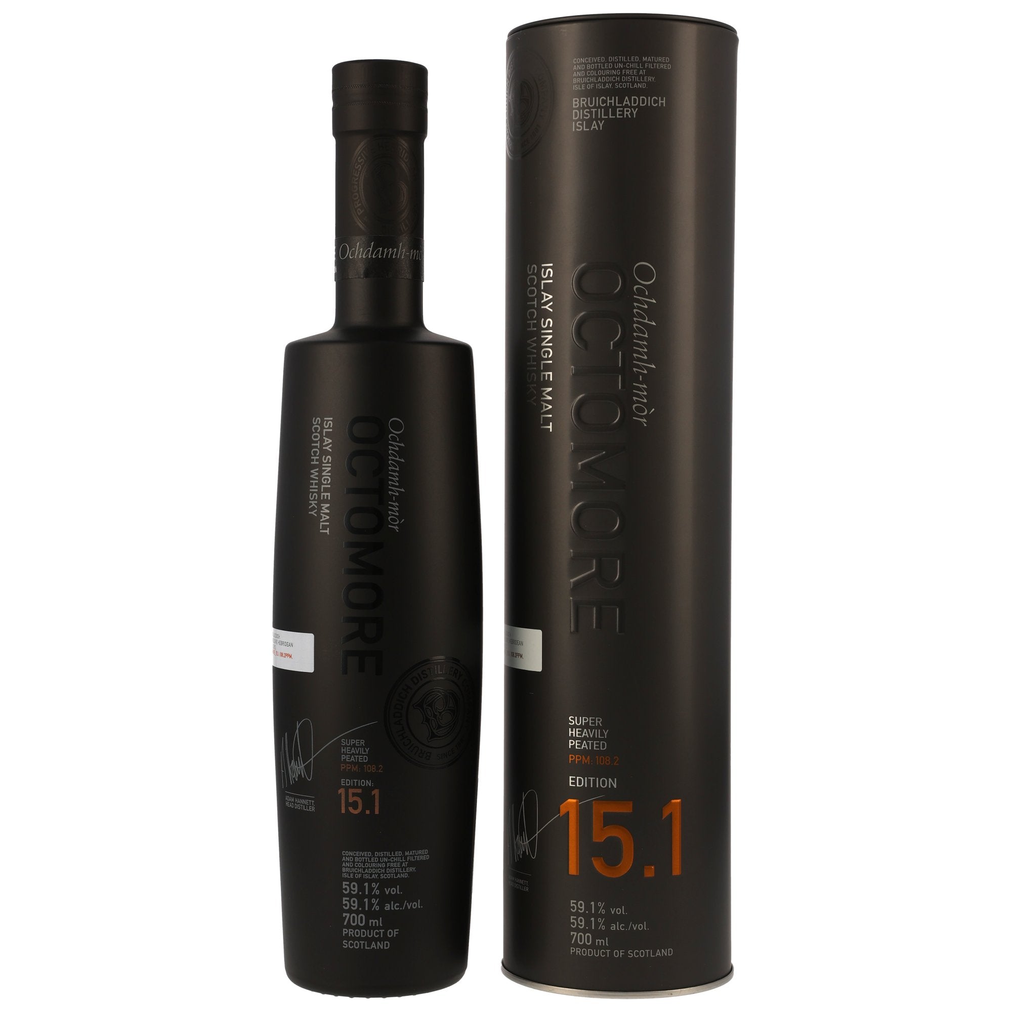 Octomore 15.1 5 Jahre 2024 0,7l, alc. 59,1 Vol.-%