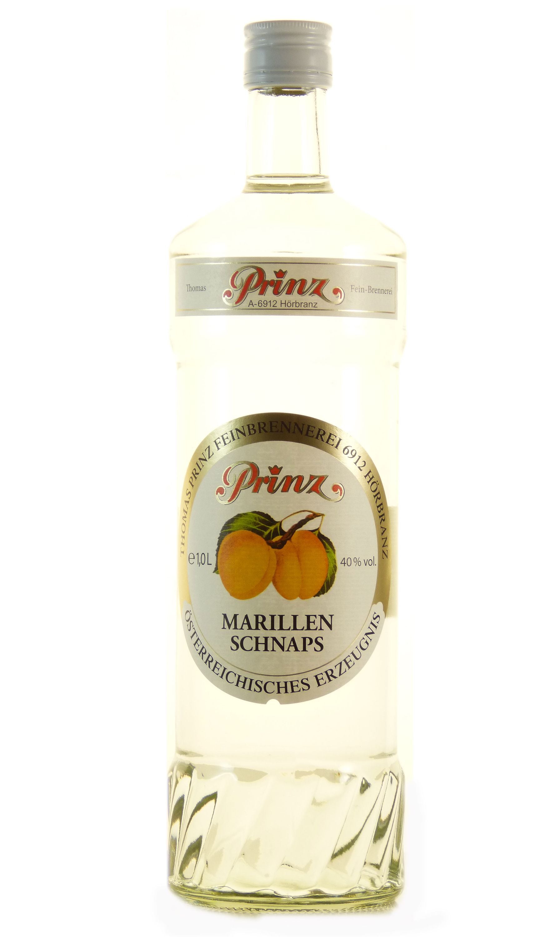 Prinz Marillenschnaps 1,0l, alk. 40 tilavuus-%
