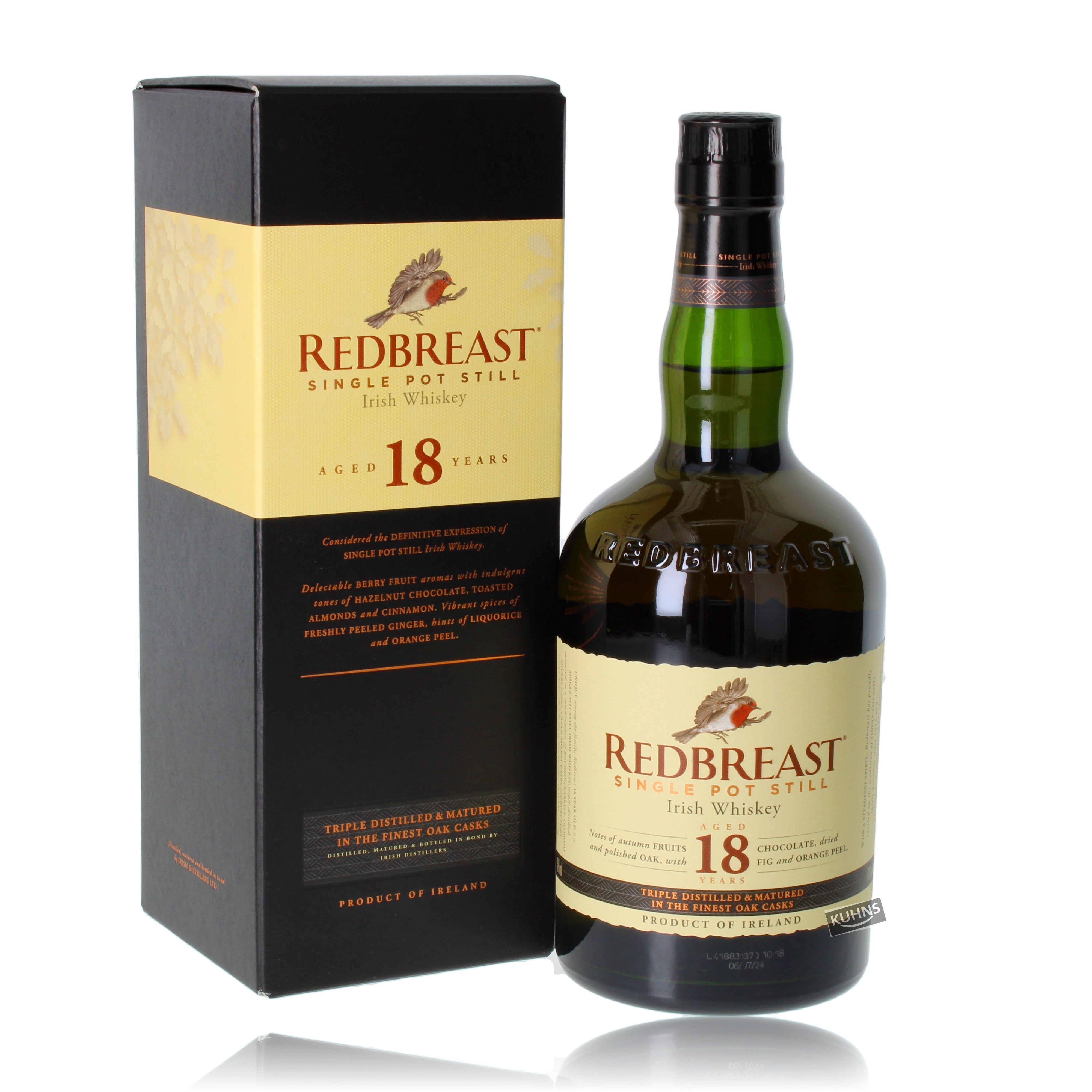 Redbreast 18 Jahre 0,7l, alk. 46 tilavuus-%