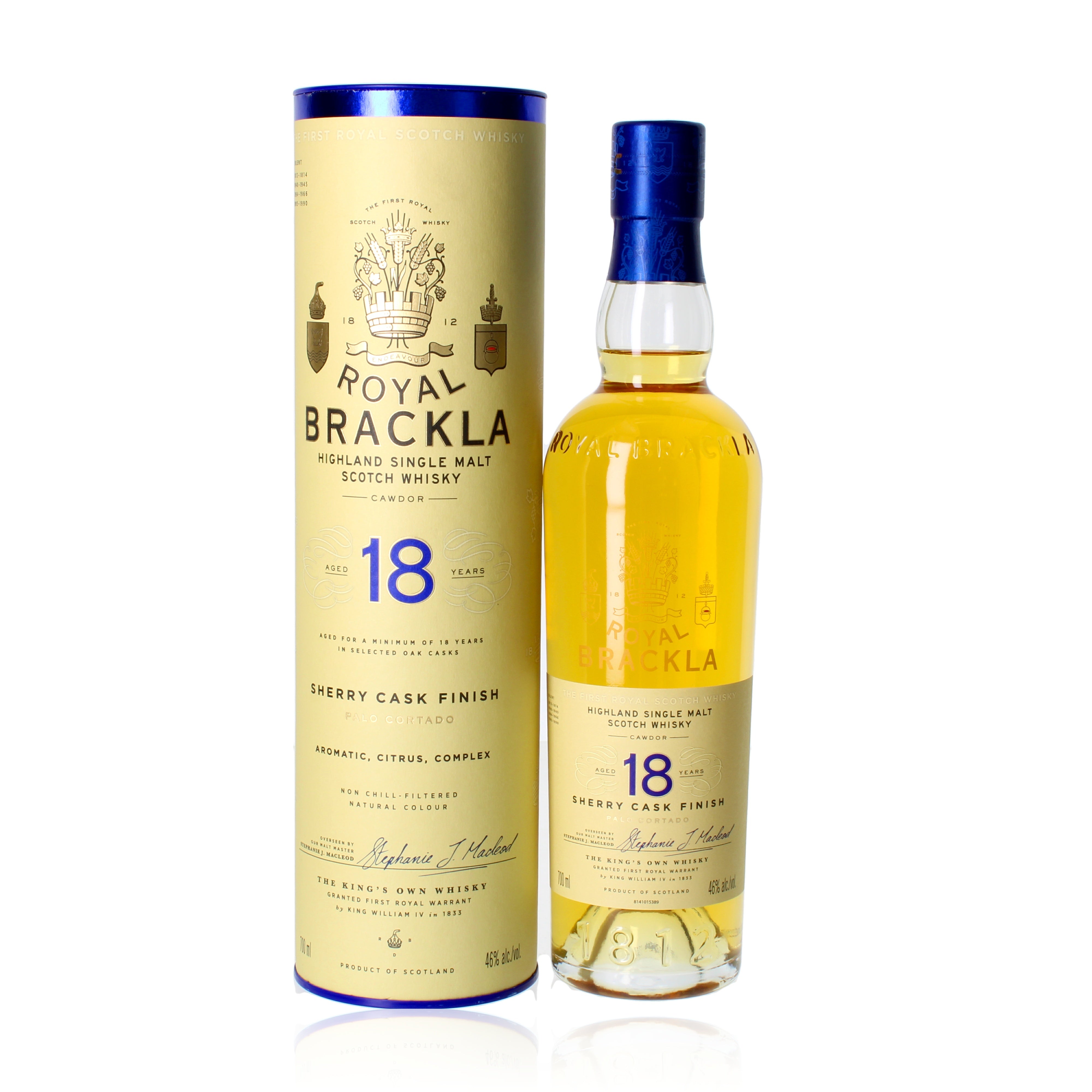 Royal Brackla 18 Jahre 0,7l, alk.46 til.-%