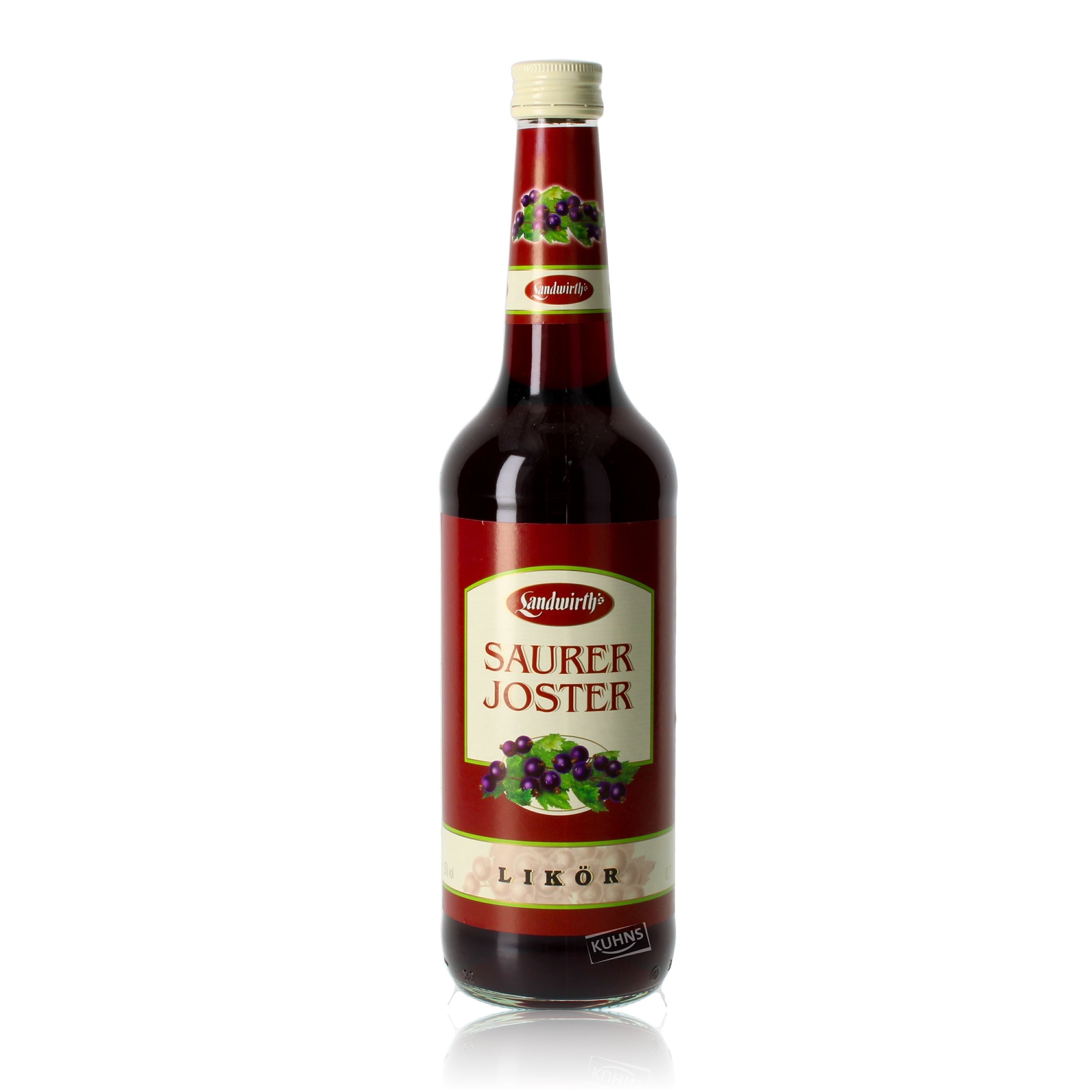Landwirth's Saurer Joster Likör 0,7l, alc. 15 Vol.-%