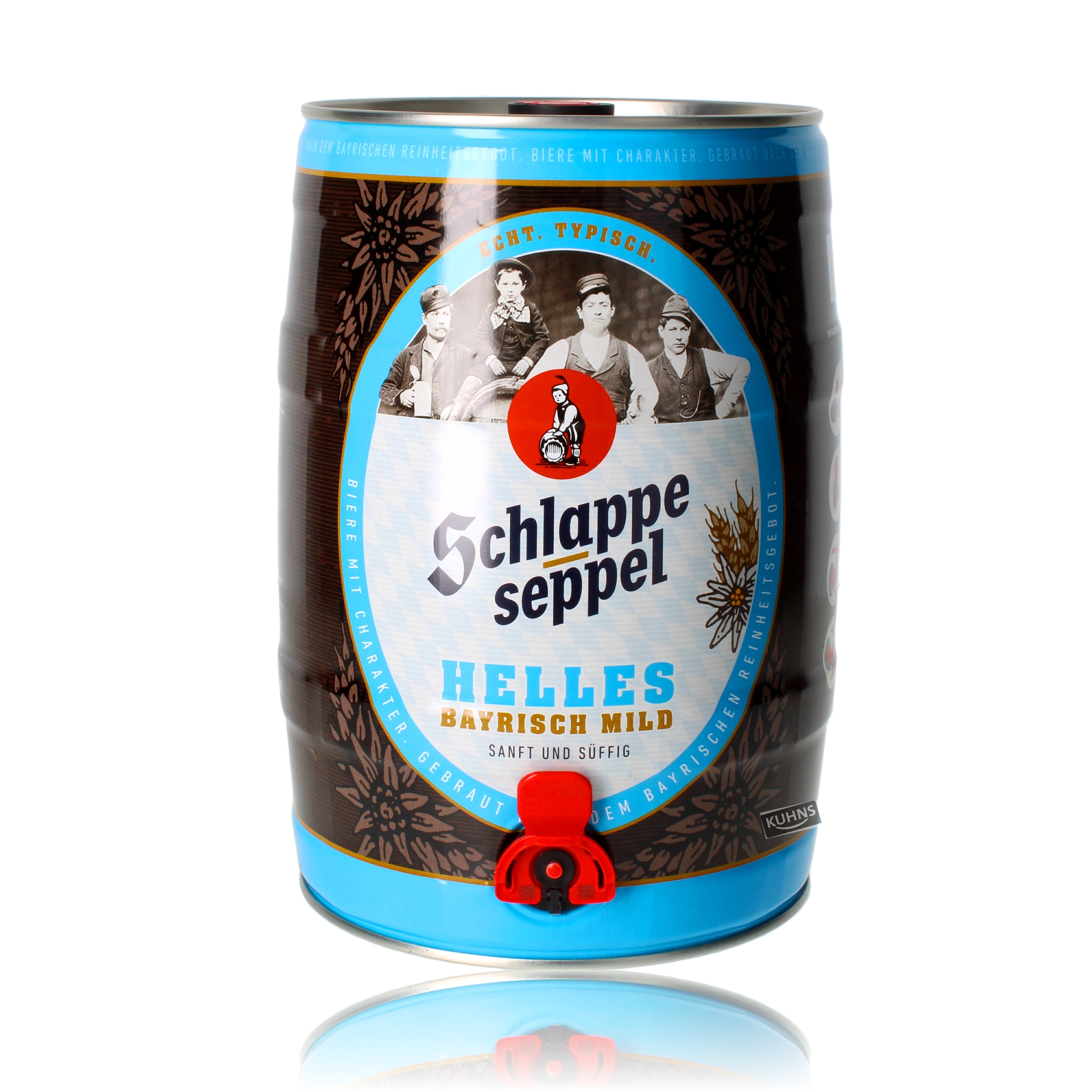 Schlappeseppel Helles Partyfass 5,0l, alk. 4,8 tilavuus-%