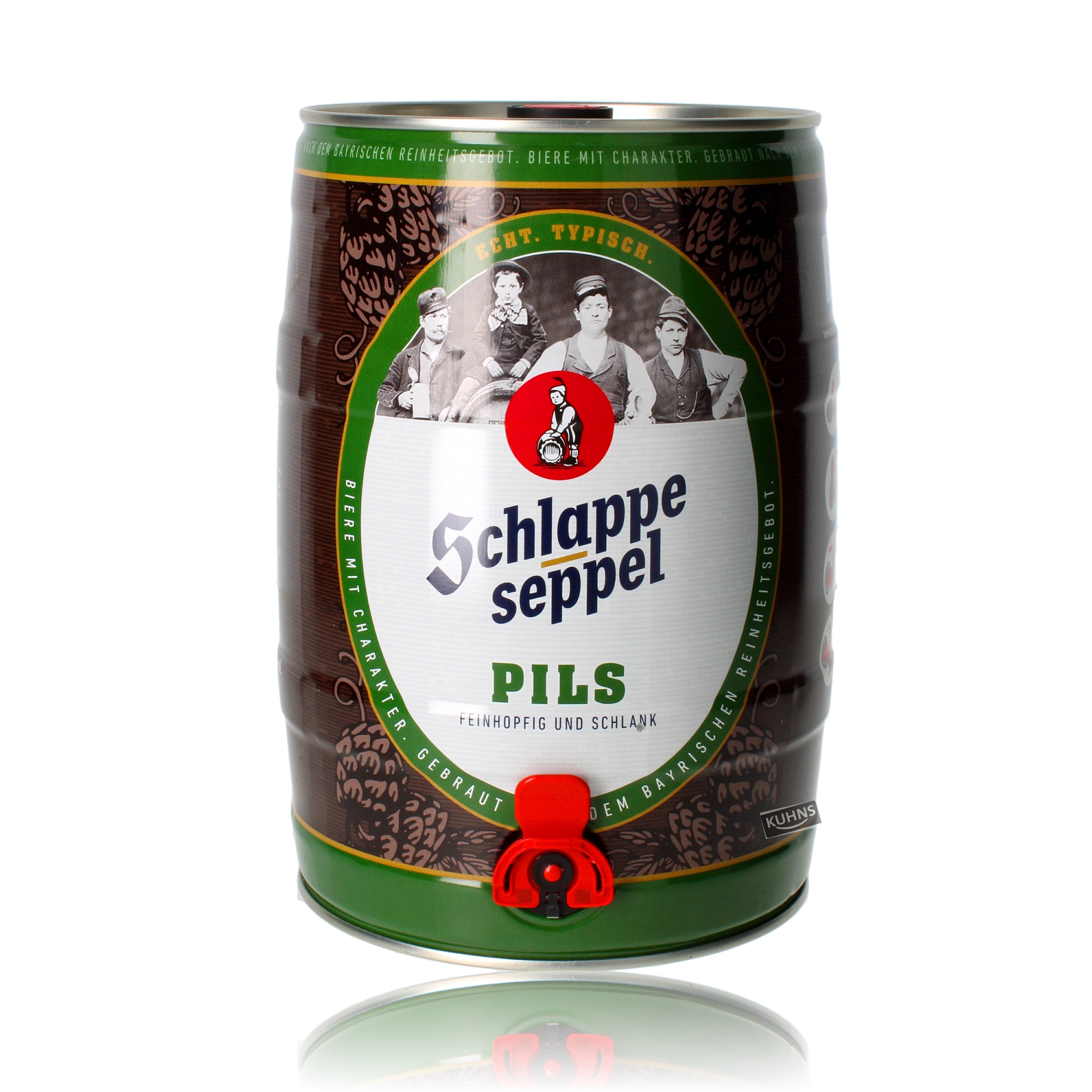 Schlappeseppel Pils Partyfass 5,0l, alk. 5,1 tilavuus-%