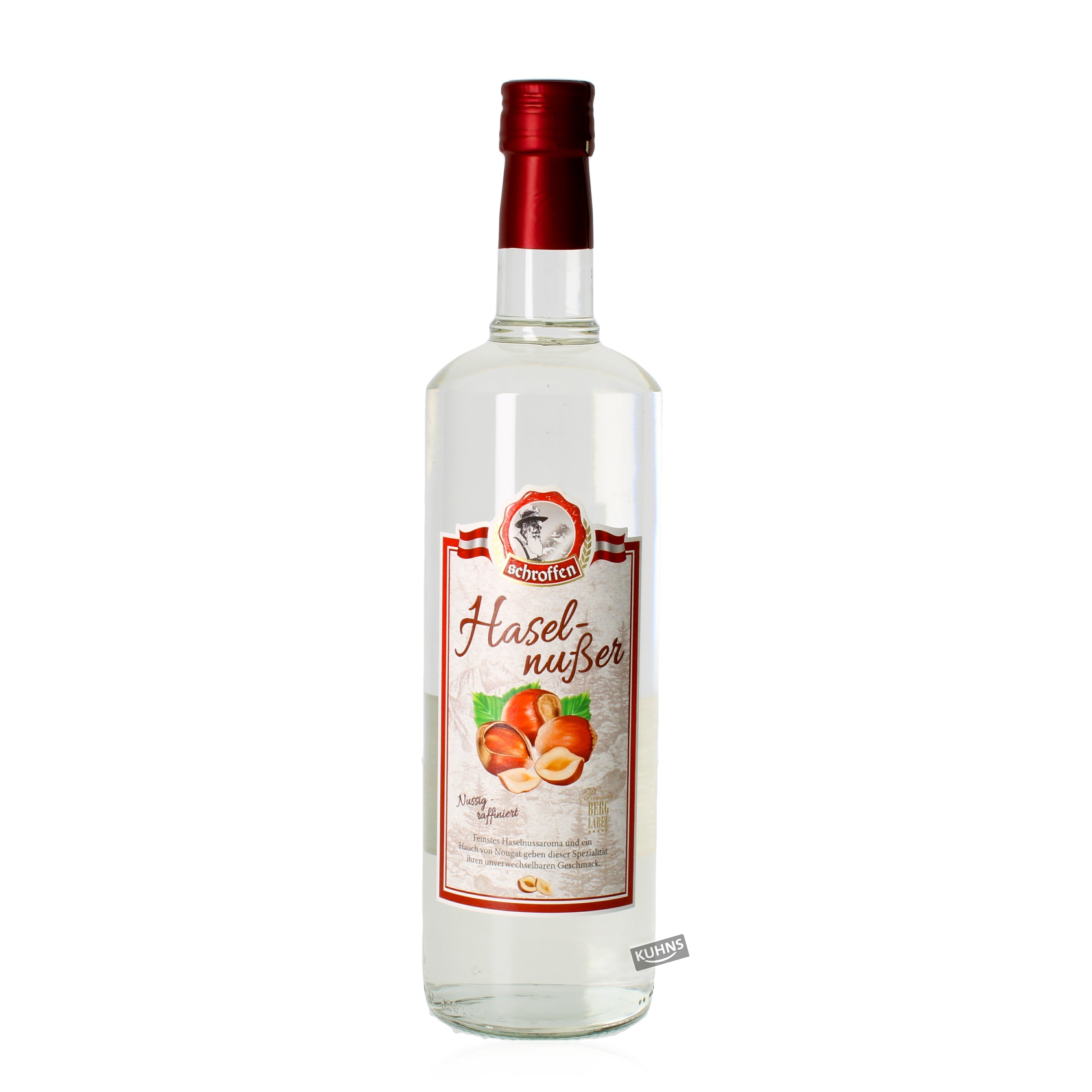 Schroffen Haselnußer 1,0l, alk. 30 tilavuus-%