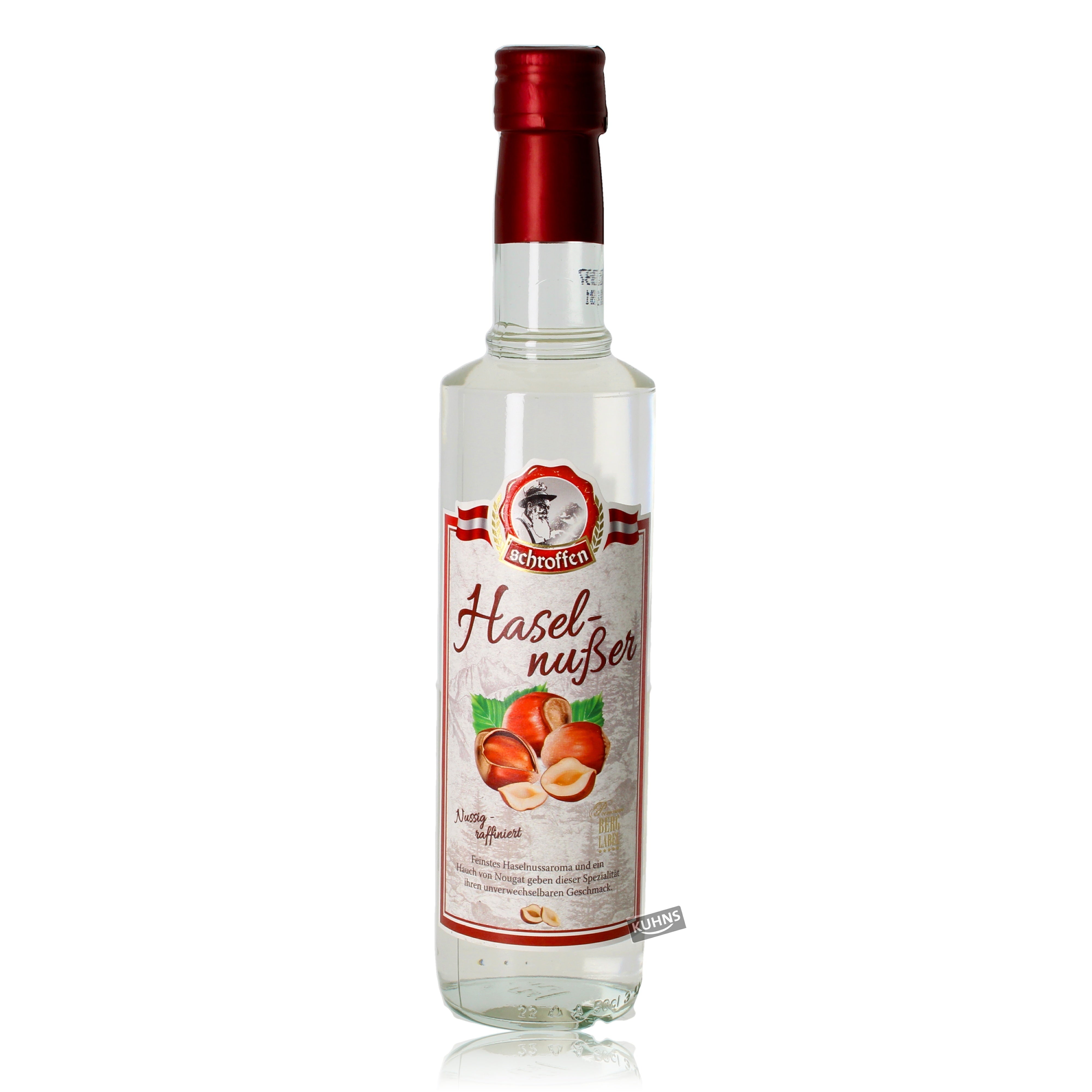 Schroffen Haselnußer 0,5l, alk. 30 tilavuus-%