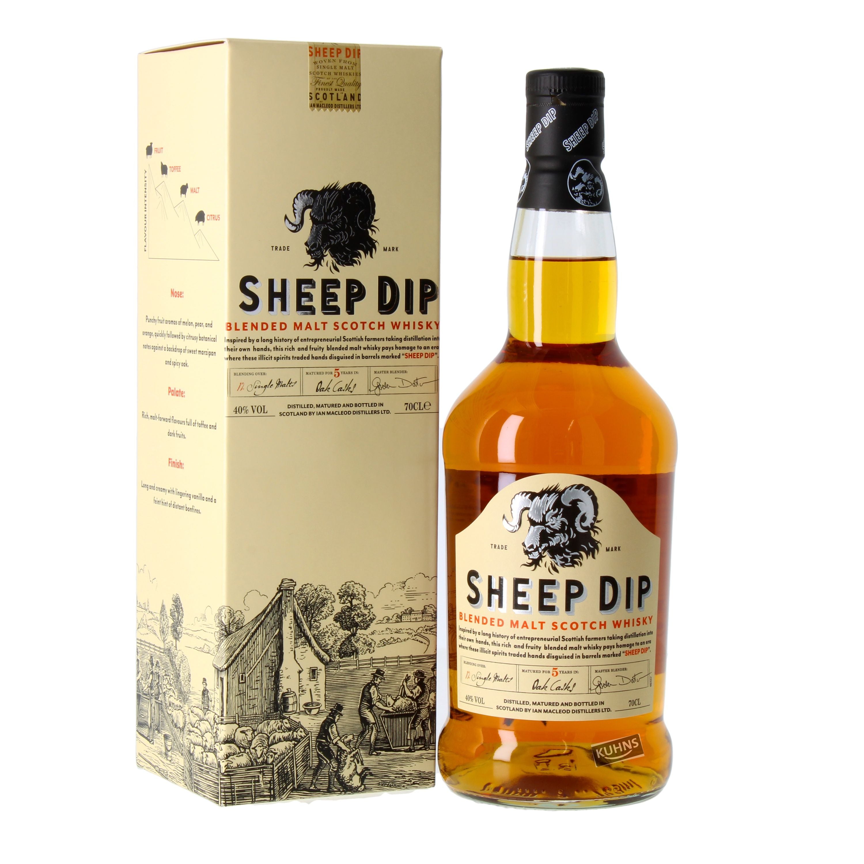 Sheep Dip Blended Malt Scotch Whisky 0,7l, alk. 40 tilavuus-%