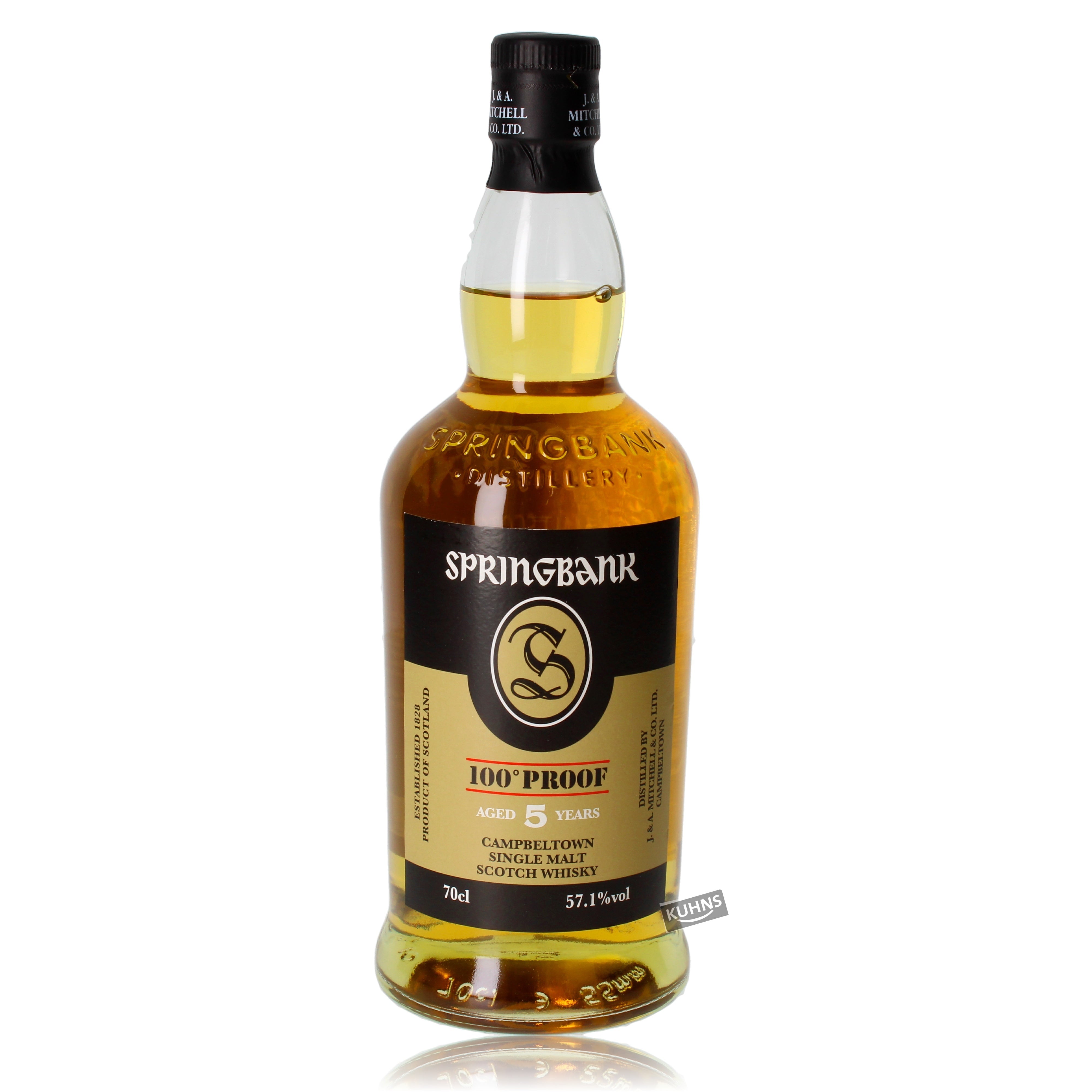 Springbank 5 Jahre 100 Proof, 0,7l, alc. 57,1 Vol.-%