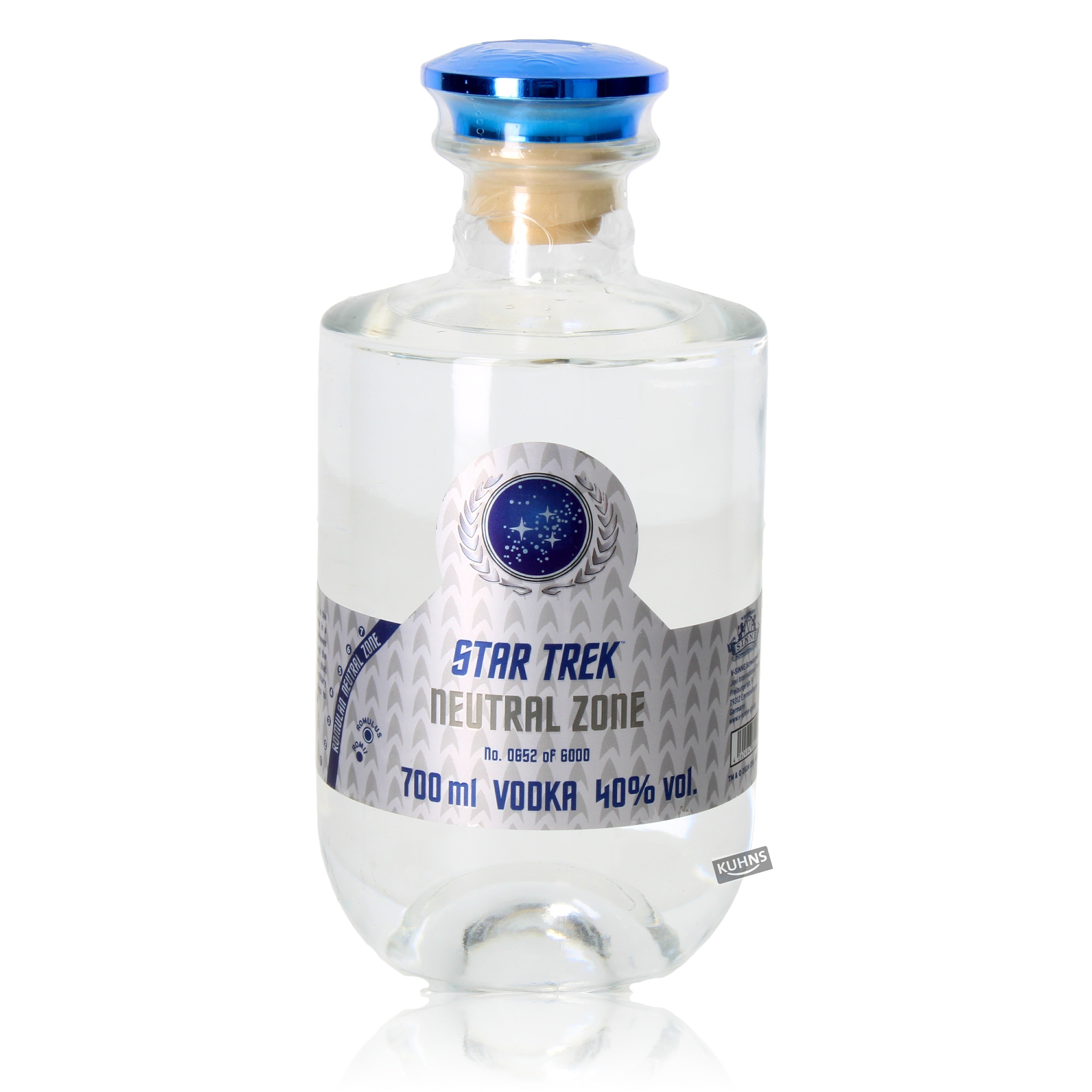 Star Trek Neutral Zone Vodka 0,7l, alk. 40 tilavuus-%