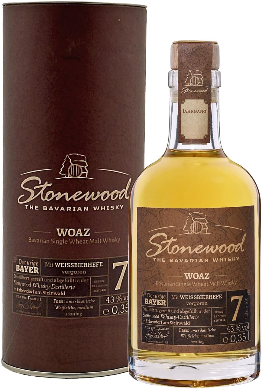 Stonewood WOAZ 7 Jahre Single Wheat Whisky 0,7l, alk. 43 tilavuus-%