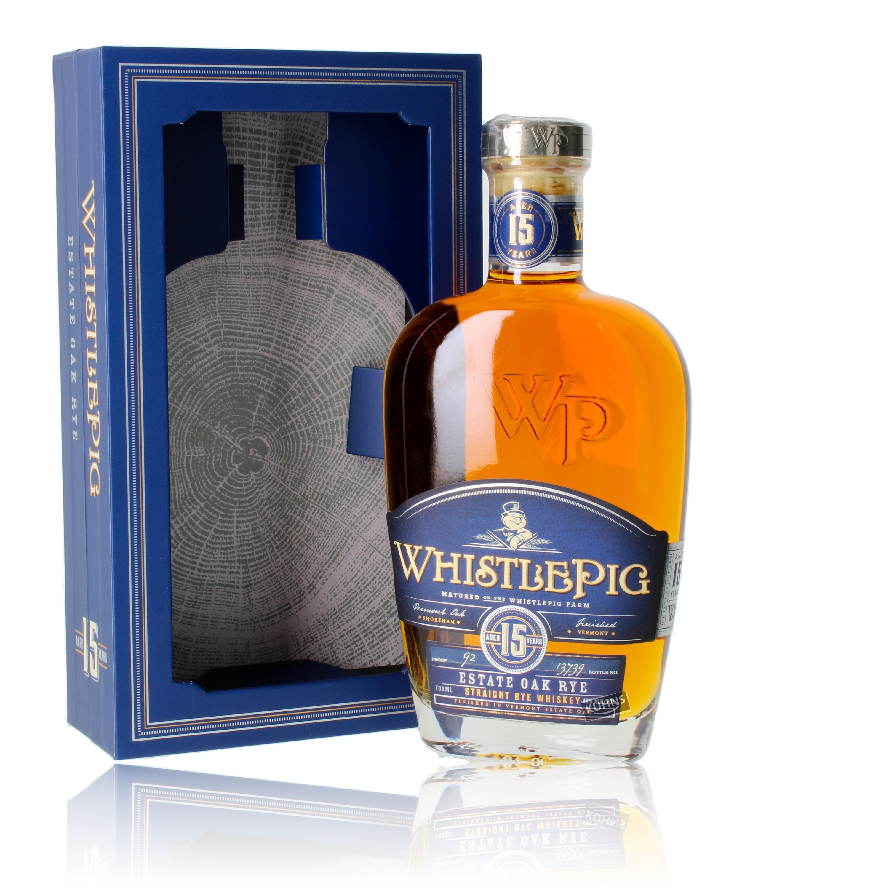 Whistlepig 15 Jahre Rye Whisky, 0,7l, alk. 46 tilavuus-%