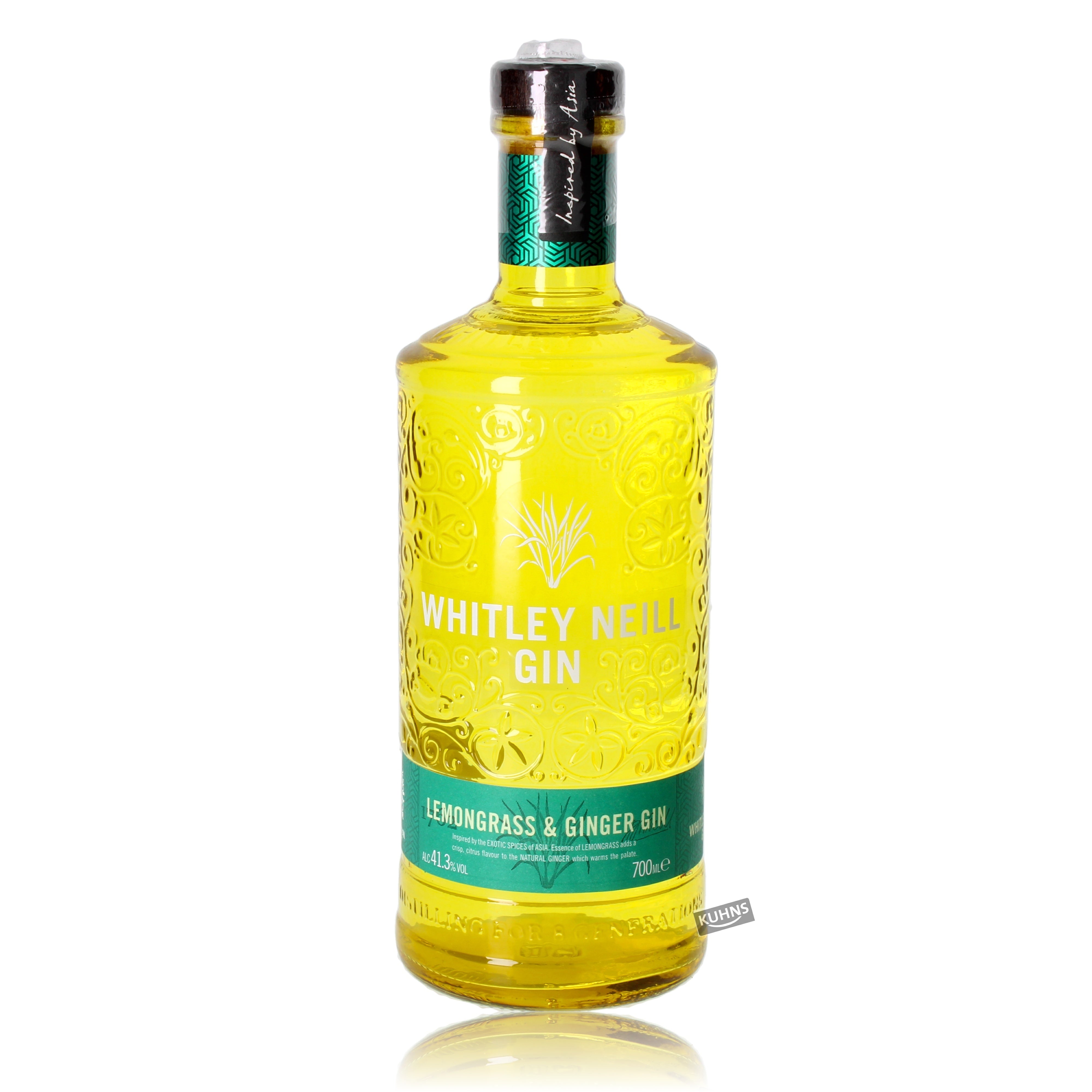 Whitley Neill Sitruunaruoho & Ginger Gin 0,7l, alk. 41,3 tilavuus-%