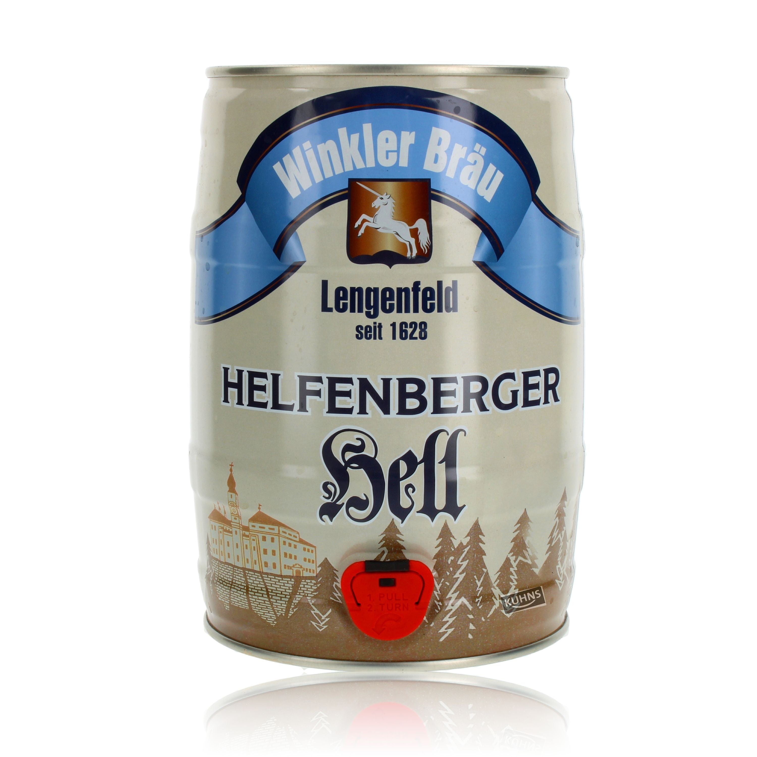Winkler Bräu Helfenberger Hell Partyfass 5,0l, alk. 5 tilavuus-%