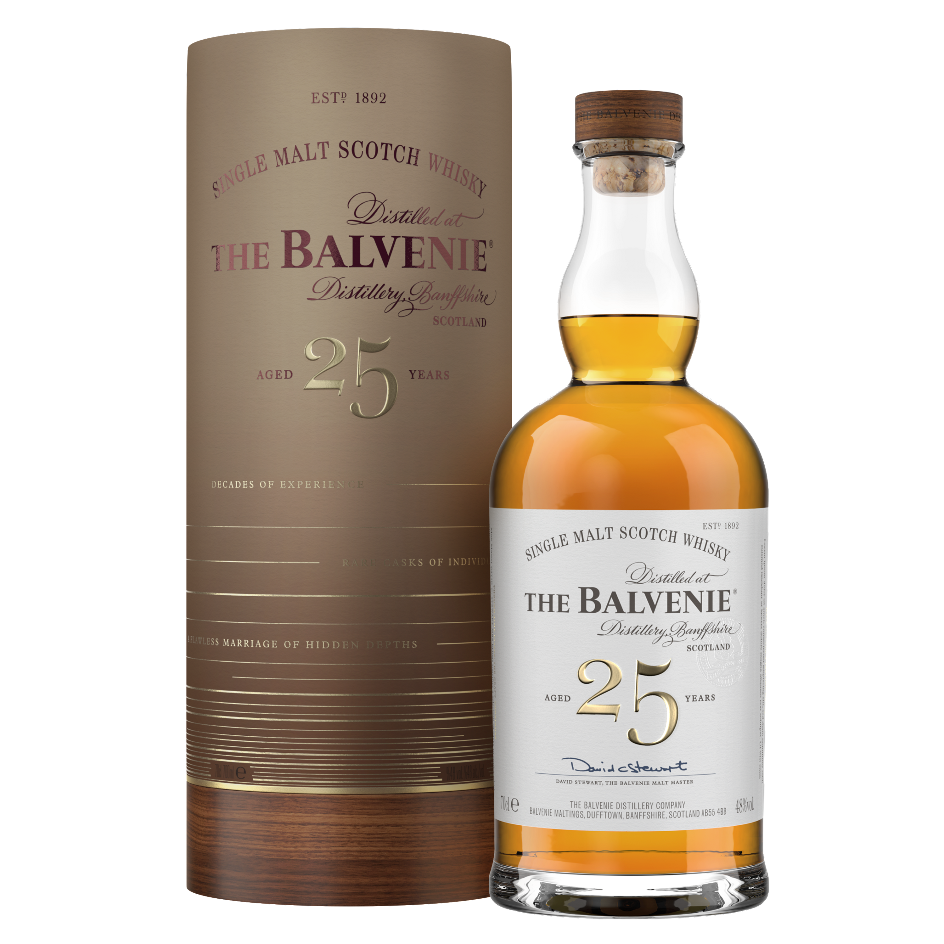 Balvenie 25 Jahre 0,7l, alk. 48 tilavuus-%