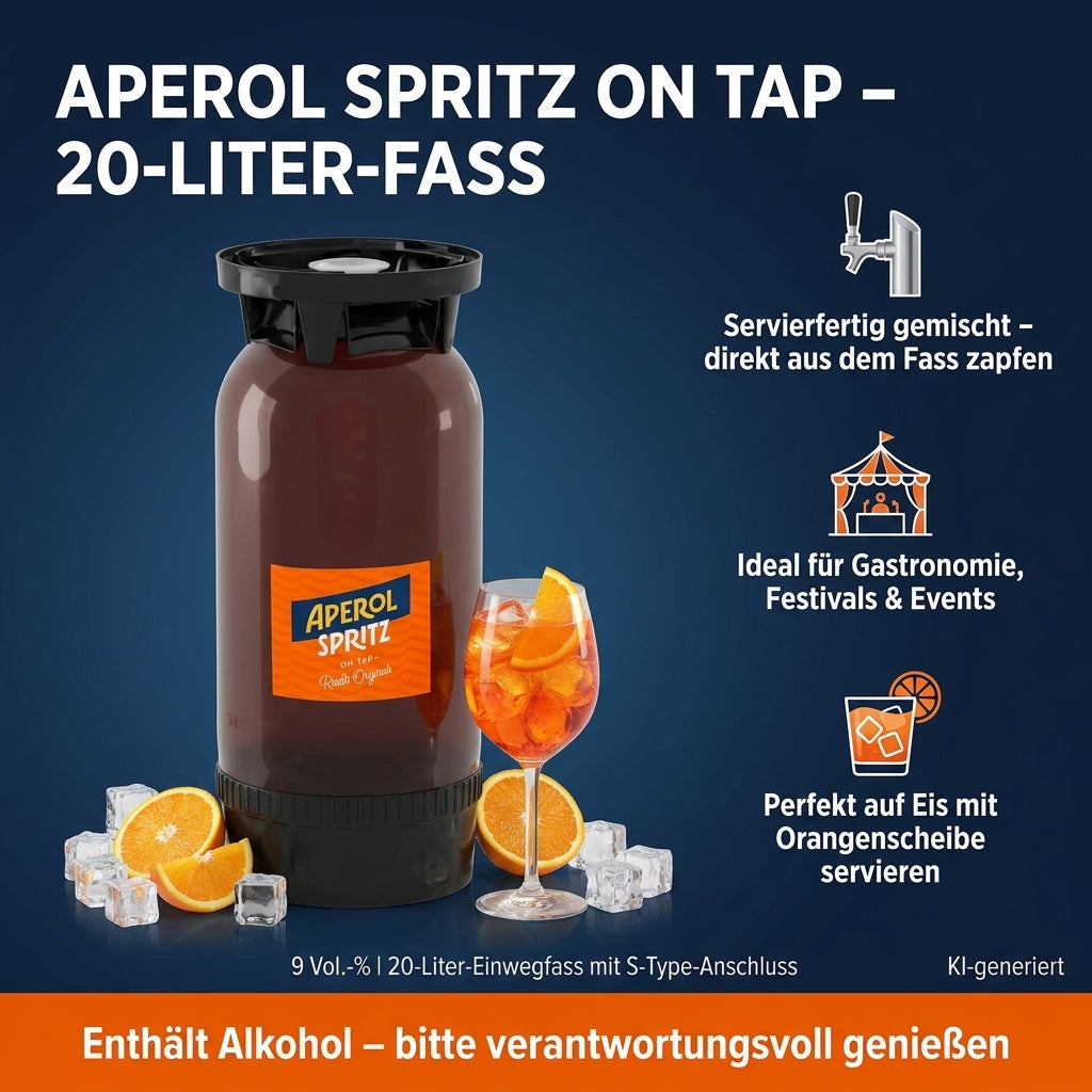 aperol spritz keg 20l amazon 2000