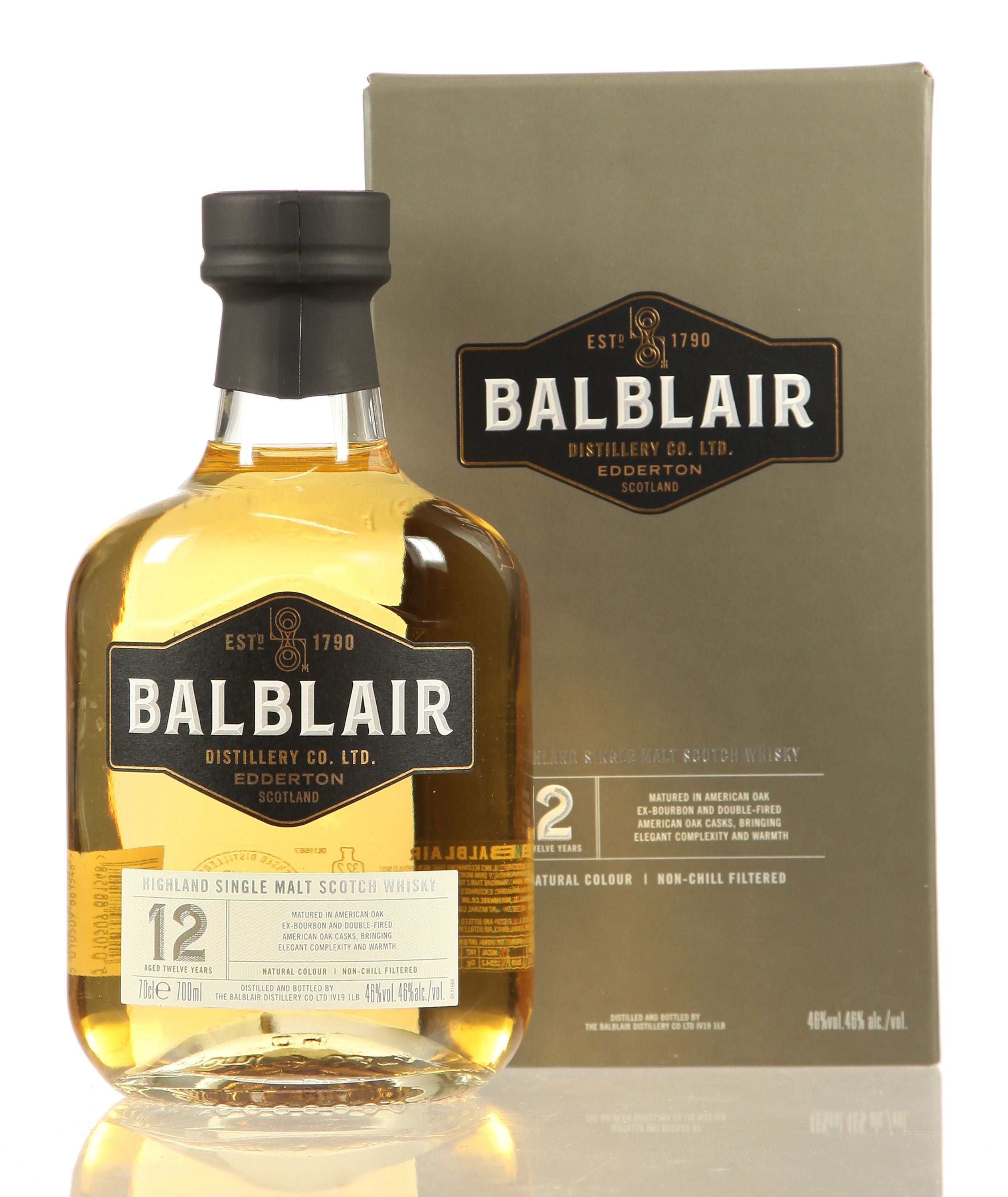 Balblair 12 years 0.7l, alc. 46 Vol.-%
