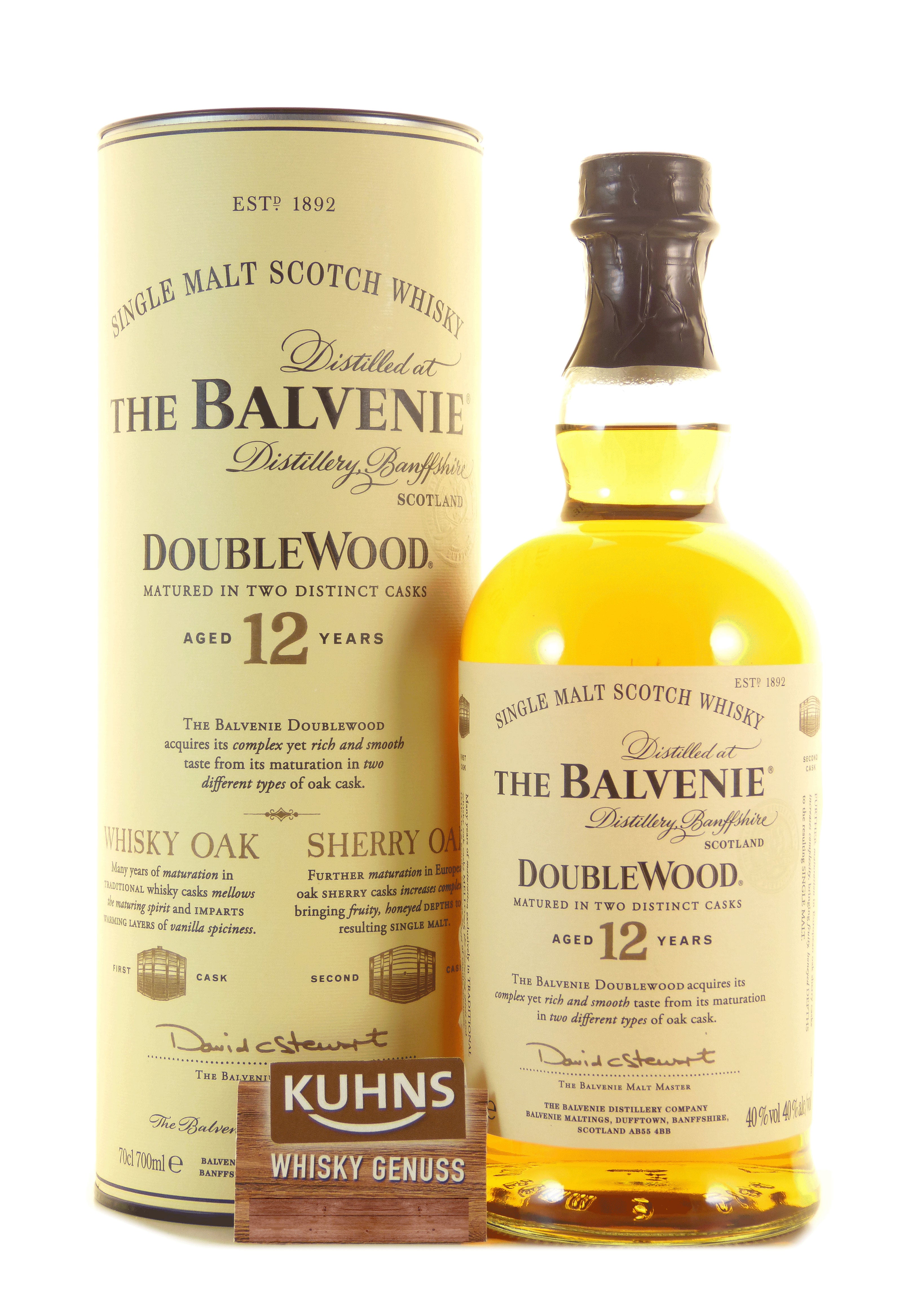 Balvenie 12 Jahre Double Wood 0,7l, alk. 40 tilavuus-%