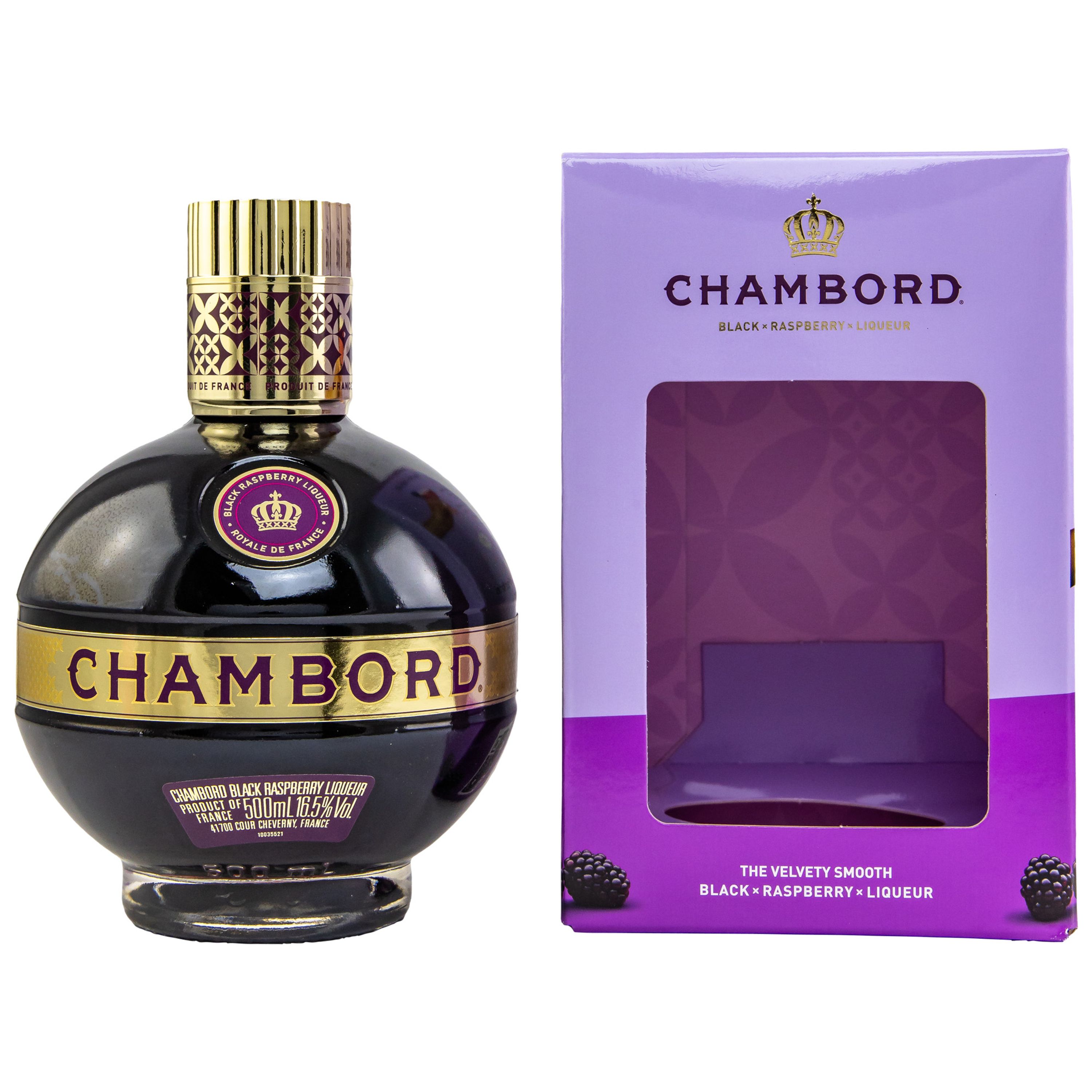 Chambord Black Raspberry Liqueur 0,5l, alc. 16,5 Vol.-%