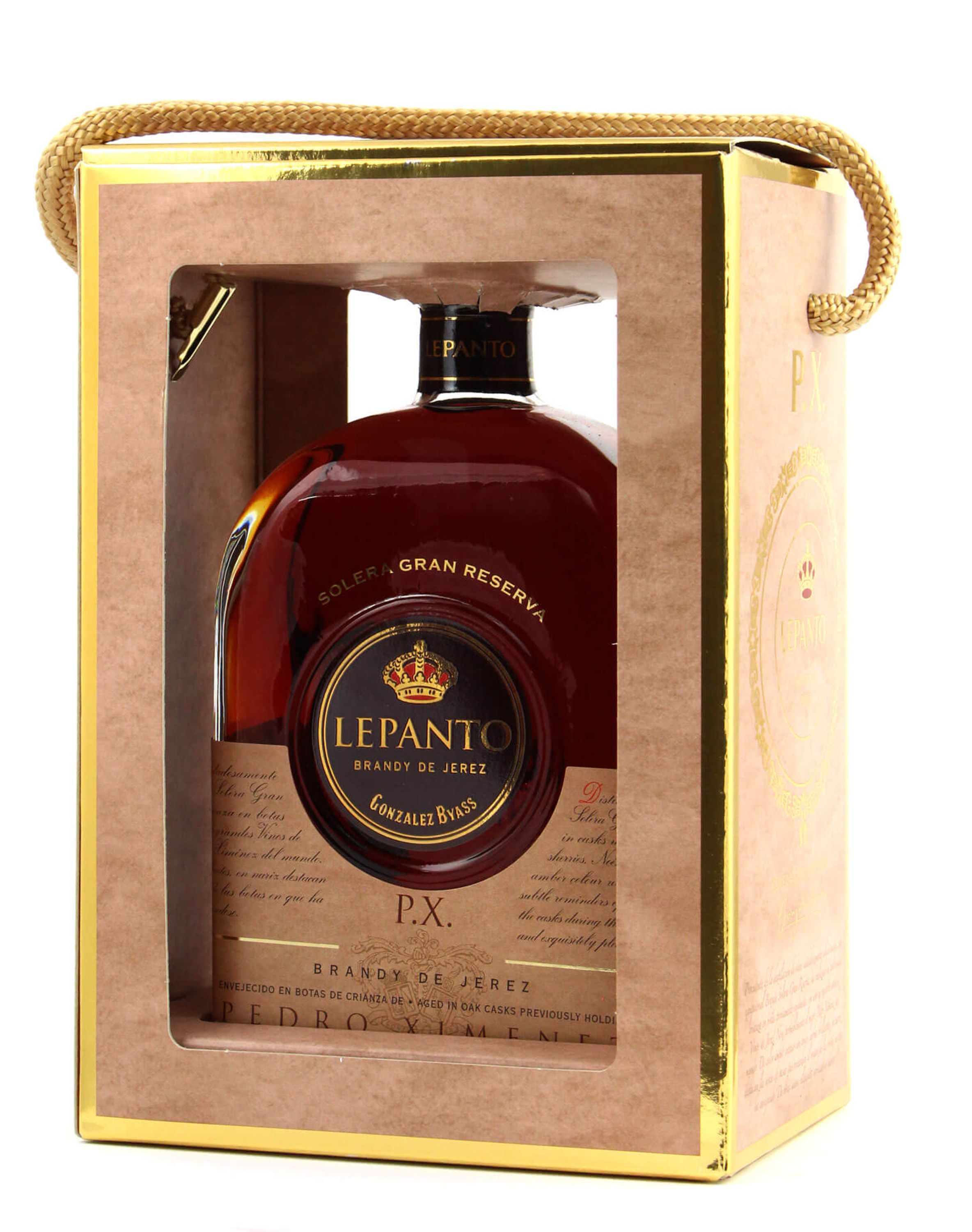 Lepanto PX 0,7l alk. 36 til.-%, Brandy Spanien