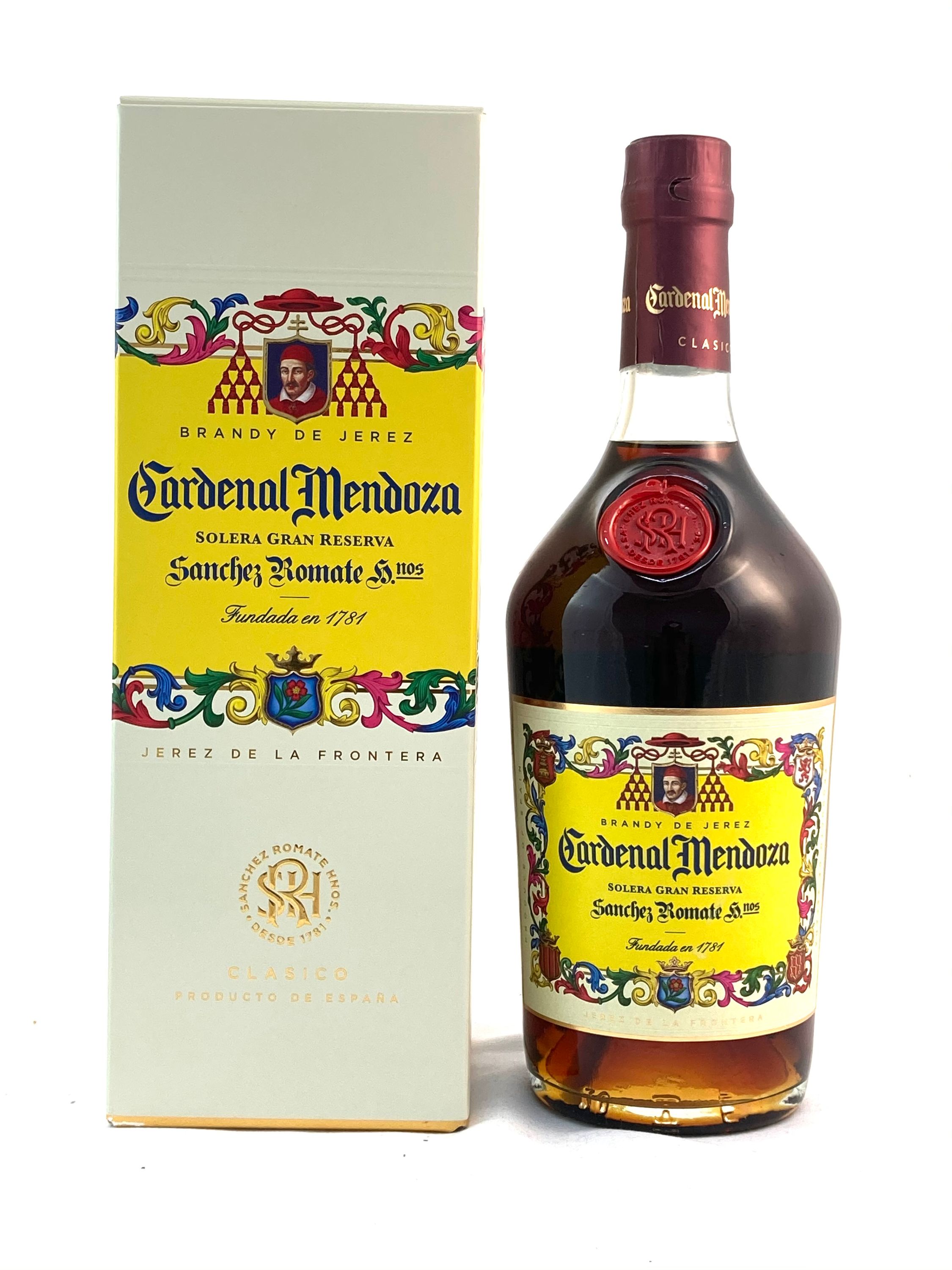 Cardenal Mendoza 0,7l alk. 40 til.-%, Brandy Spanien
