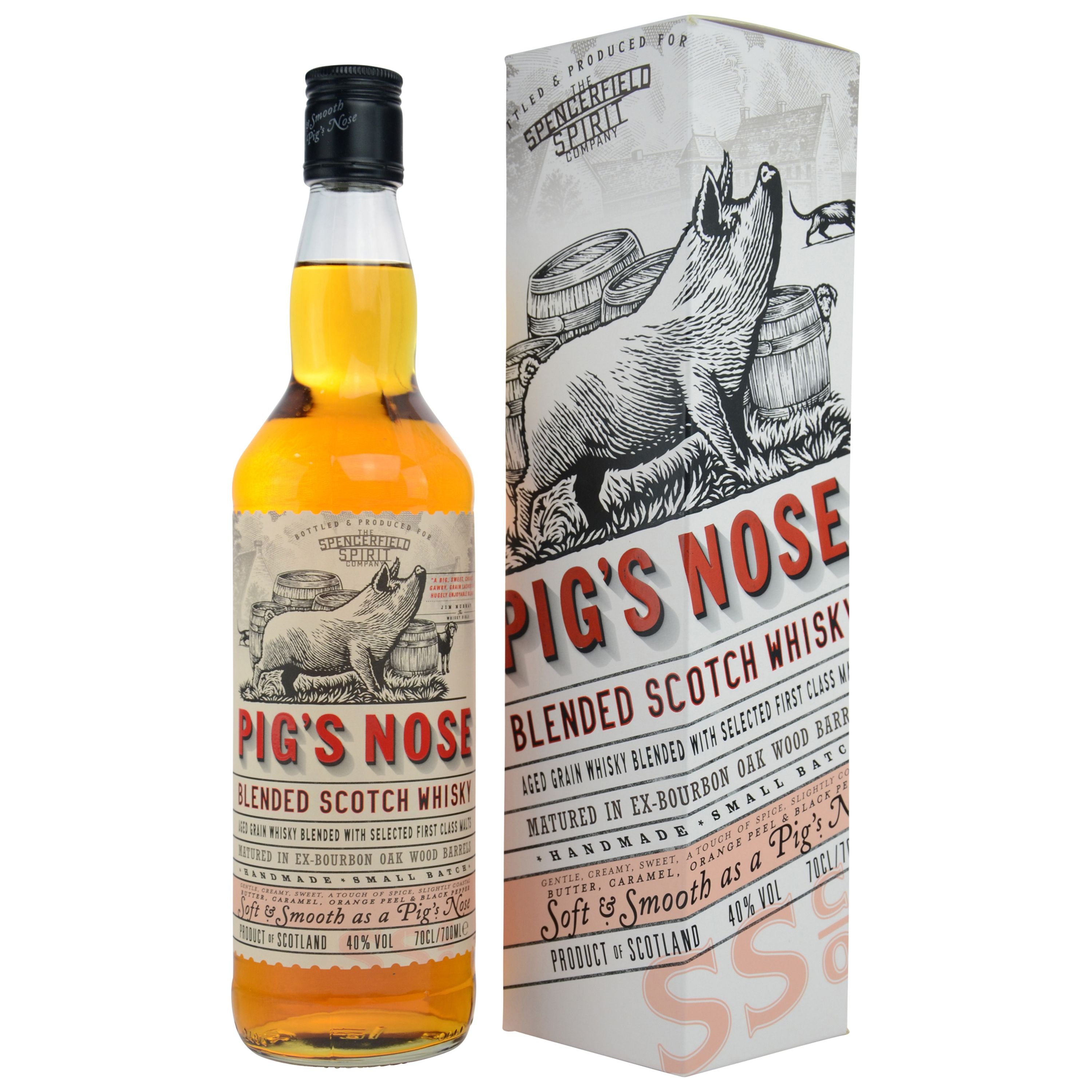 Pig's Nose Blended Scotch Whisky 0,7l, alk. 40 tilavuus-%