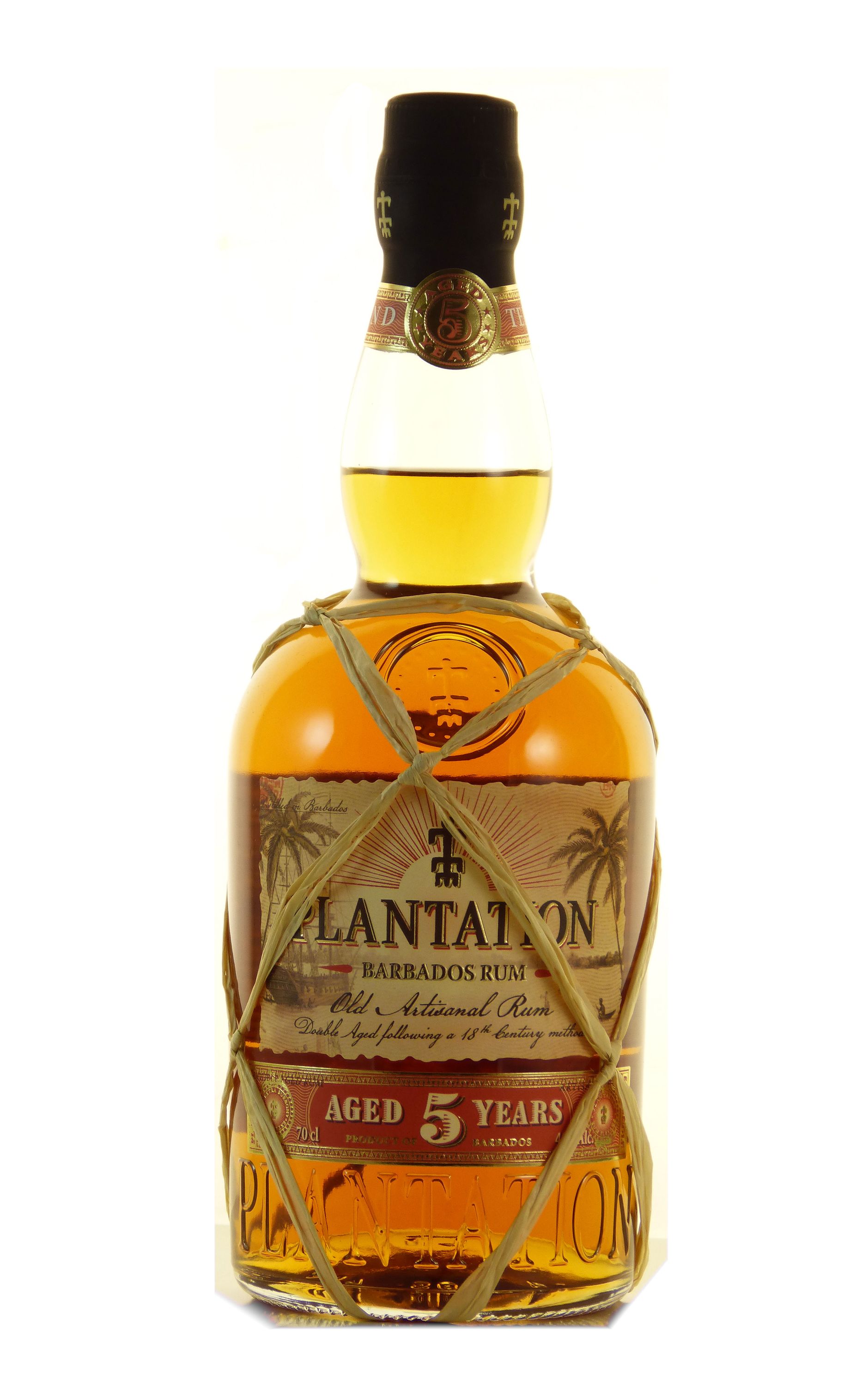 Plantation 5 Jahre Rum Barbados 0,7l, alk. 40 tilavuus-%