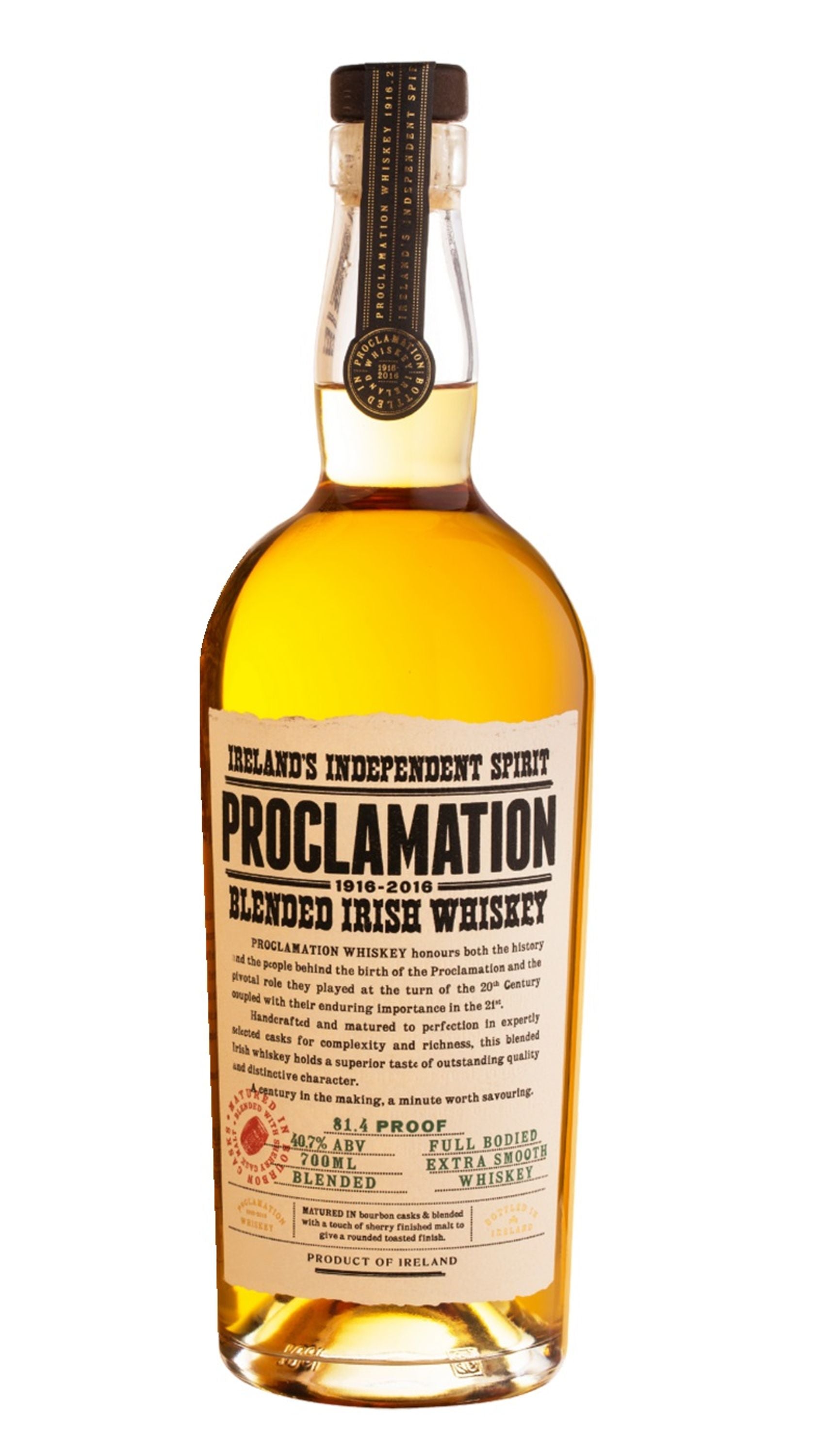 Proclamation Irish Whisky Flasche 0,7l, alk. 40,7 tilavuus-%