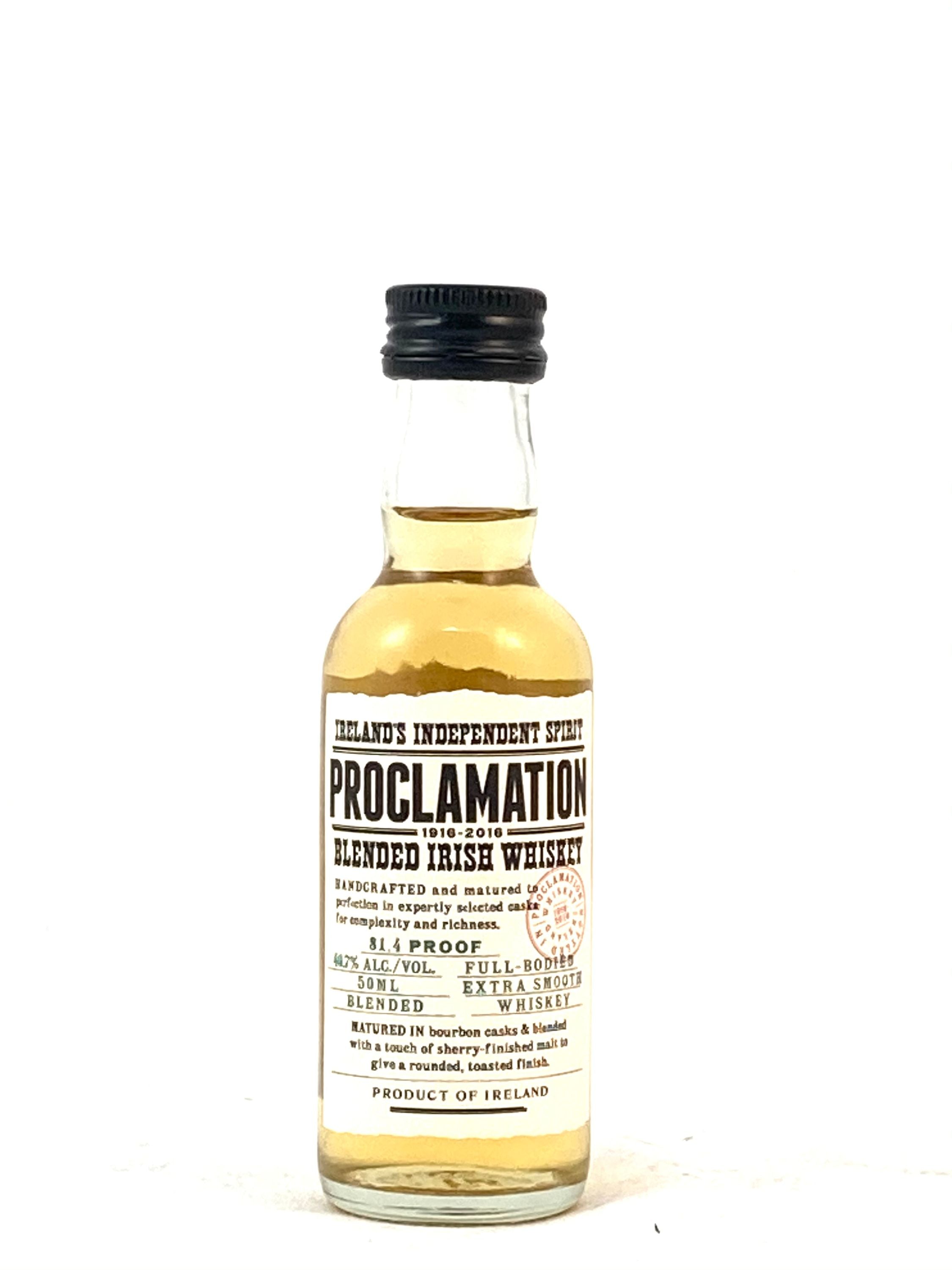 Proclamation Irish Whisky Mini 0,05l, alk. 40,7 tilavuus-%