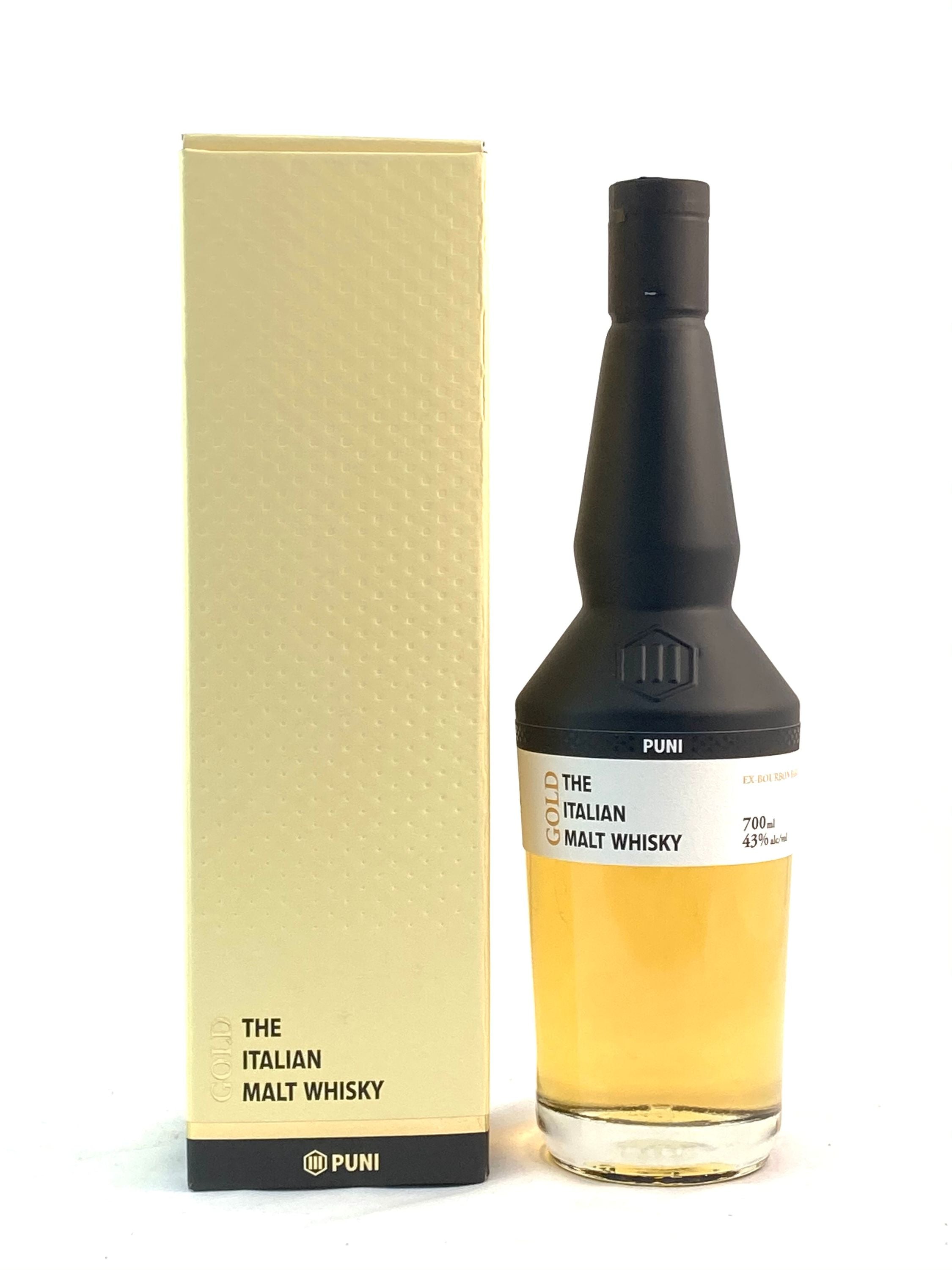 Puni Gold Italian Malt Whisky, 0,7l, alk. 43 tilavuus-%