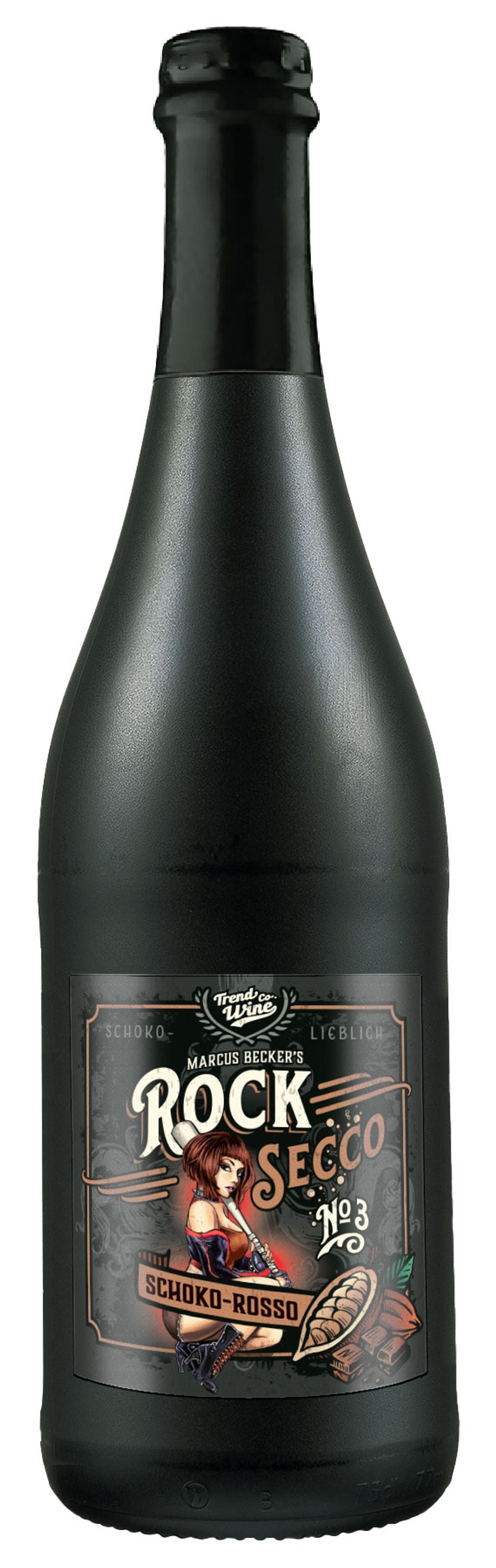 Rock Secco Schoko-Rosso 0,75l, alk. 8 tilavuus-%