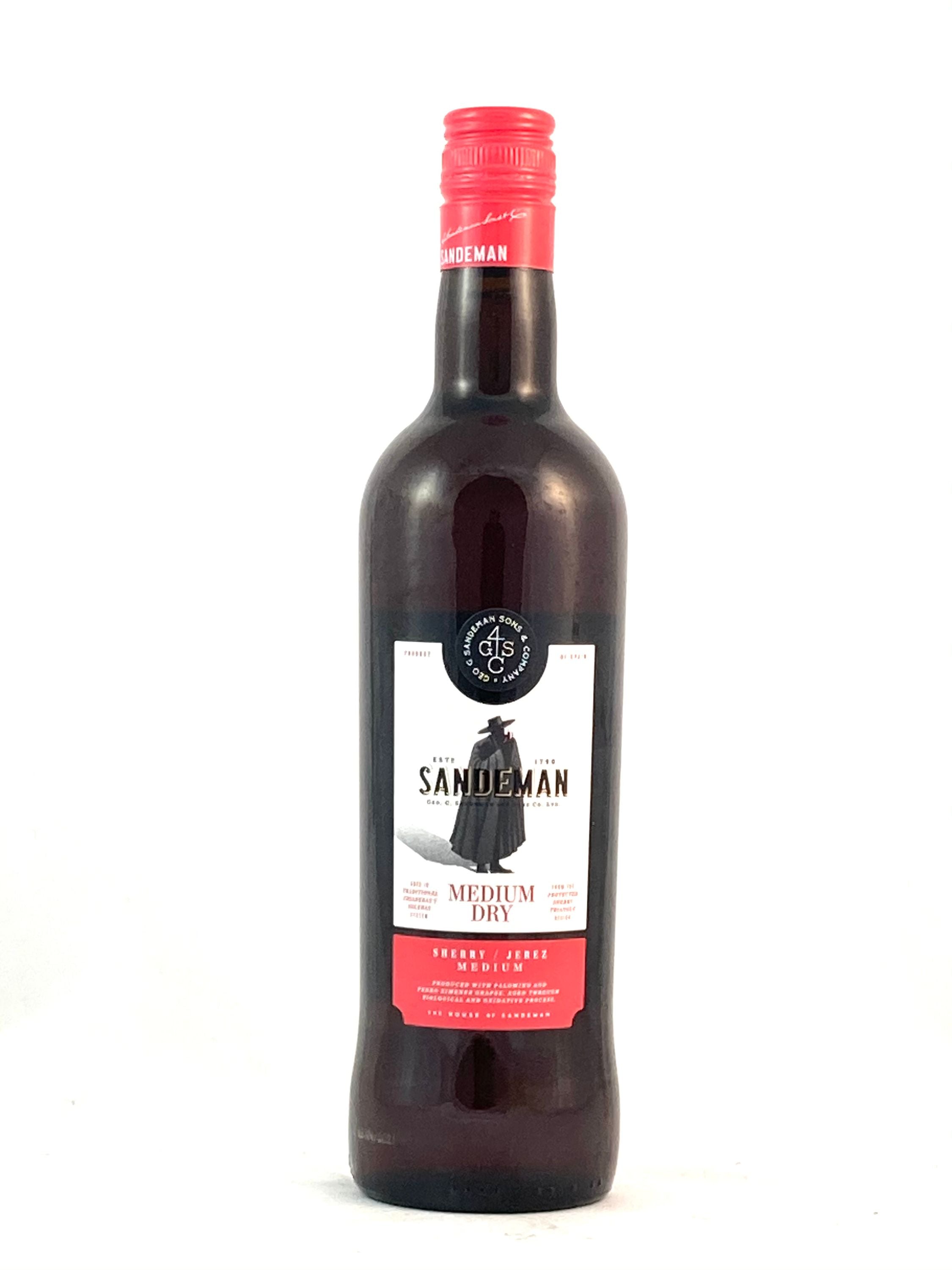 Sandeman Medium Dry Sherry 0,75l alk. 15 til.-%, Sherry Spanien