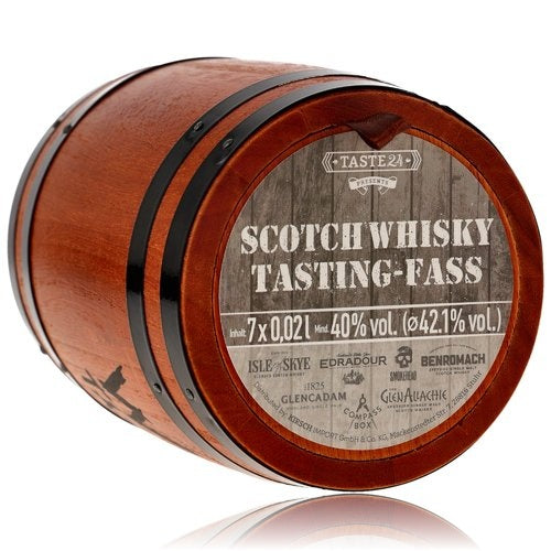 Scotch Whiskey Tasting Barrel 7x 0.02l, alc. 42.1% vol.