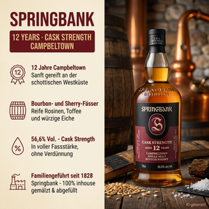 Springbank 12 Cask Strength - Split-Feature-Grafik