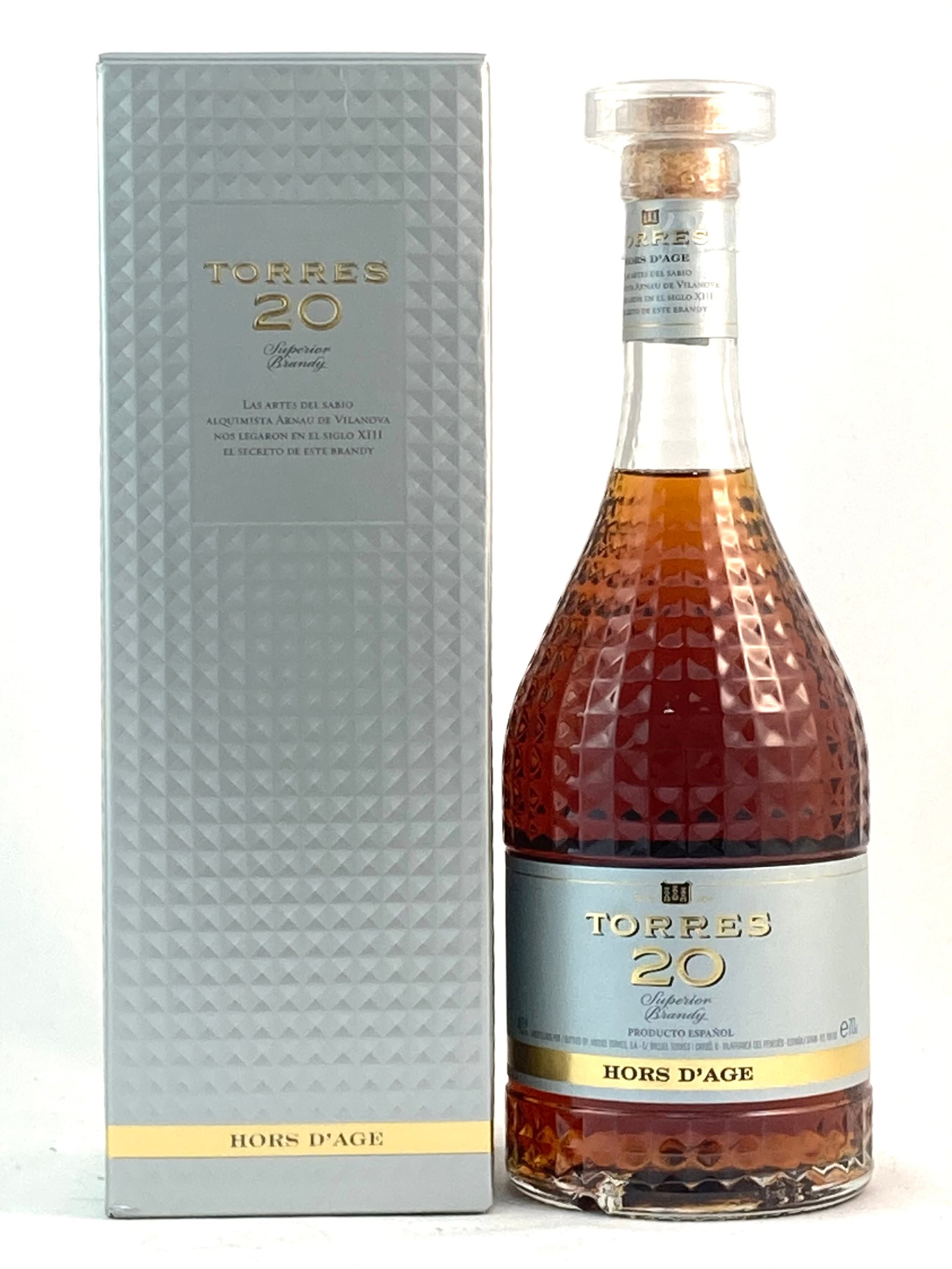 Torres 20 Hors D'Age 0,7l alk. 40 til.-%, Brandy Spanien